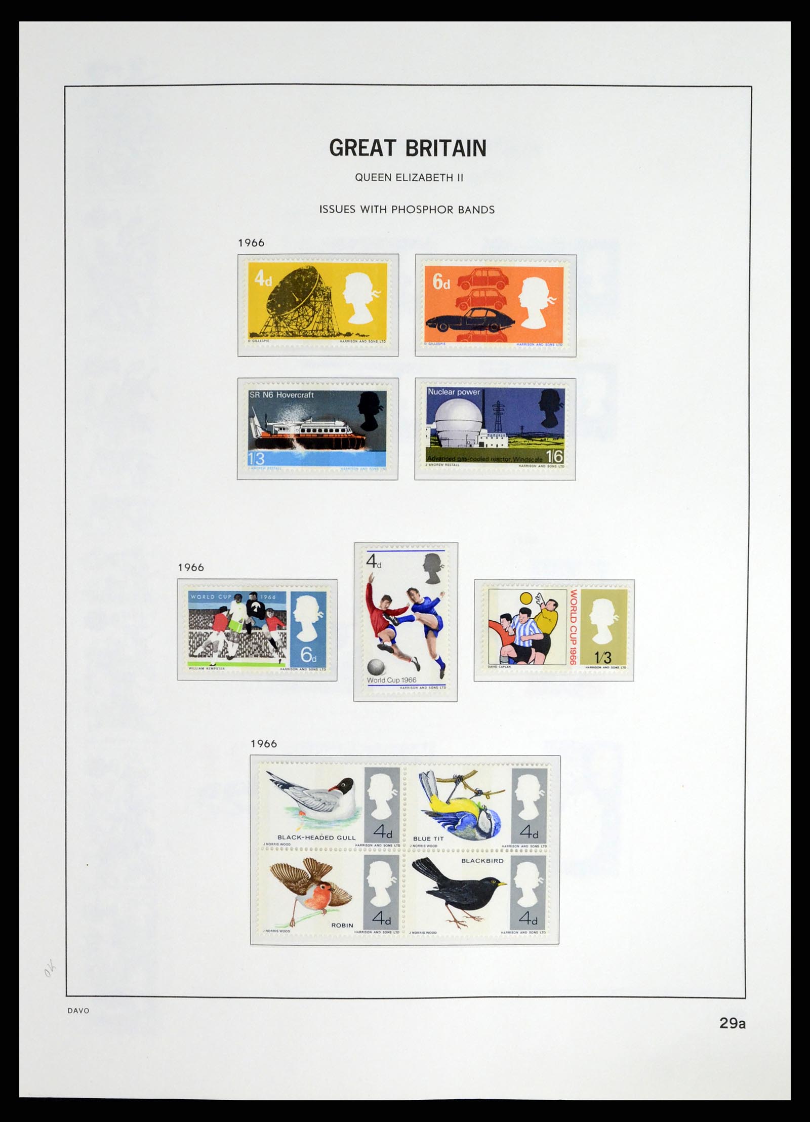 37684 022 - Postzegelverzameling 37684 Engeland 1948-2018.