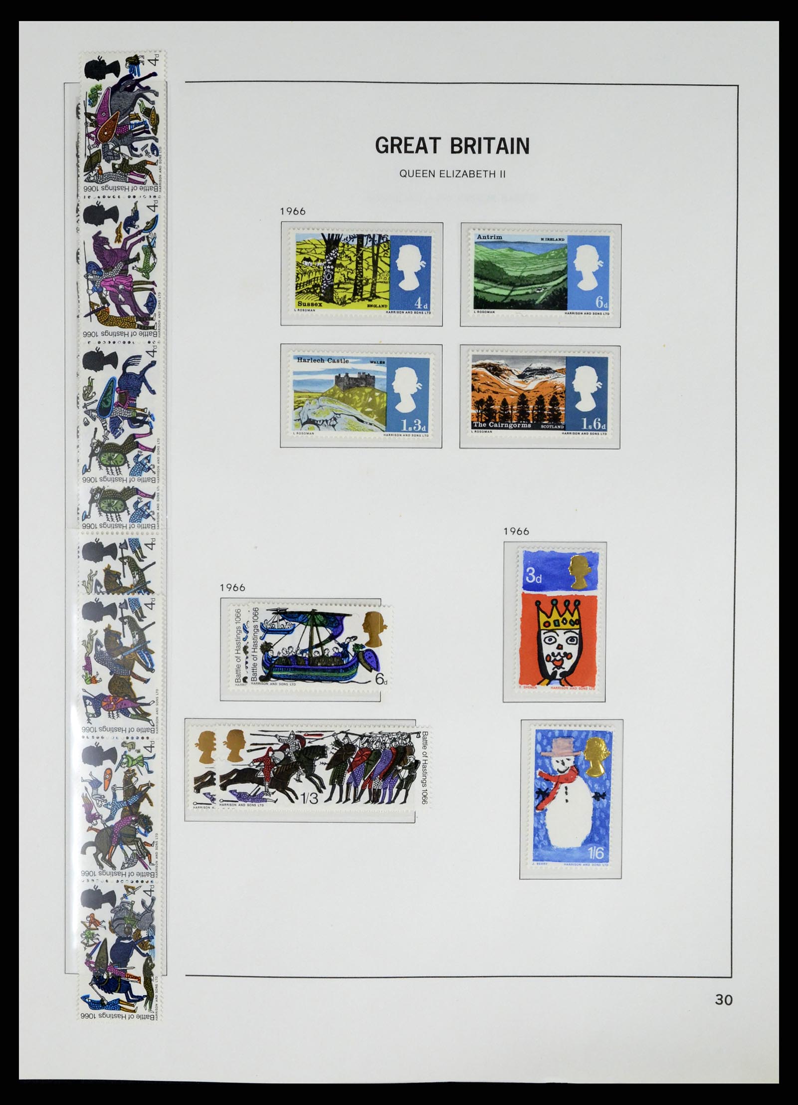 37684 023 - Postzegelverzameling 37684 Engeland 1948-2018.