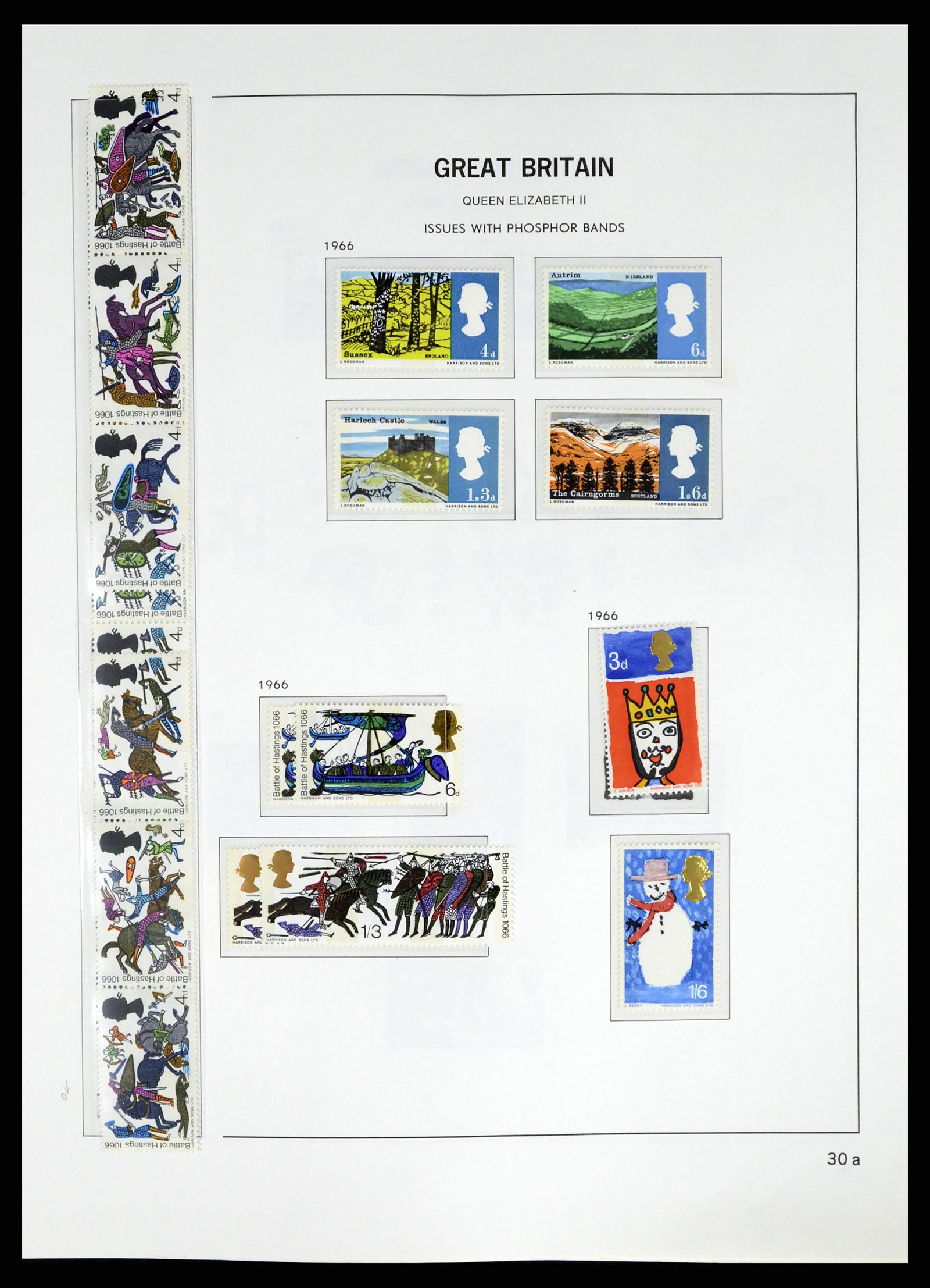 37684 024 - Postzegelverzameling 37684 Engeland 1948-2018.