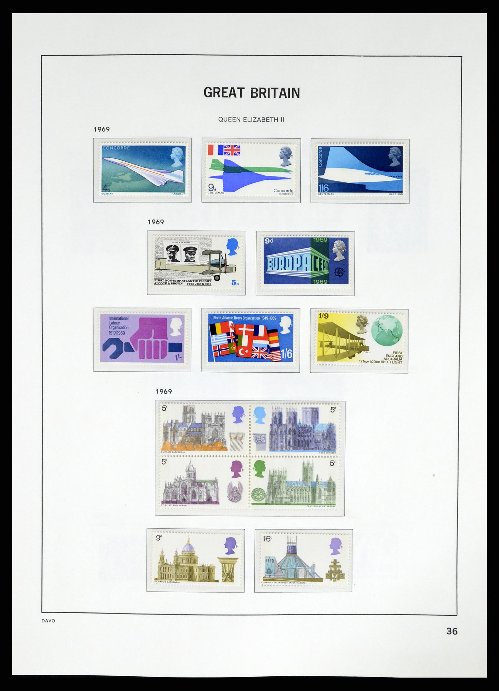37684 031 - Postzegelverzameling 37684 Engeland 1948-2018.