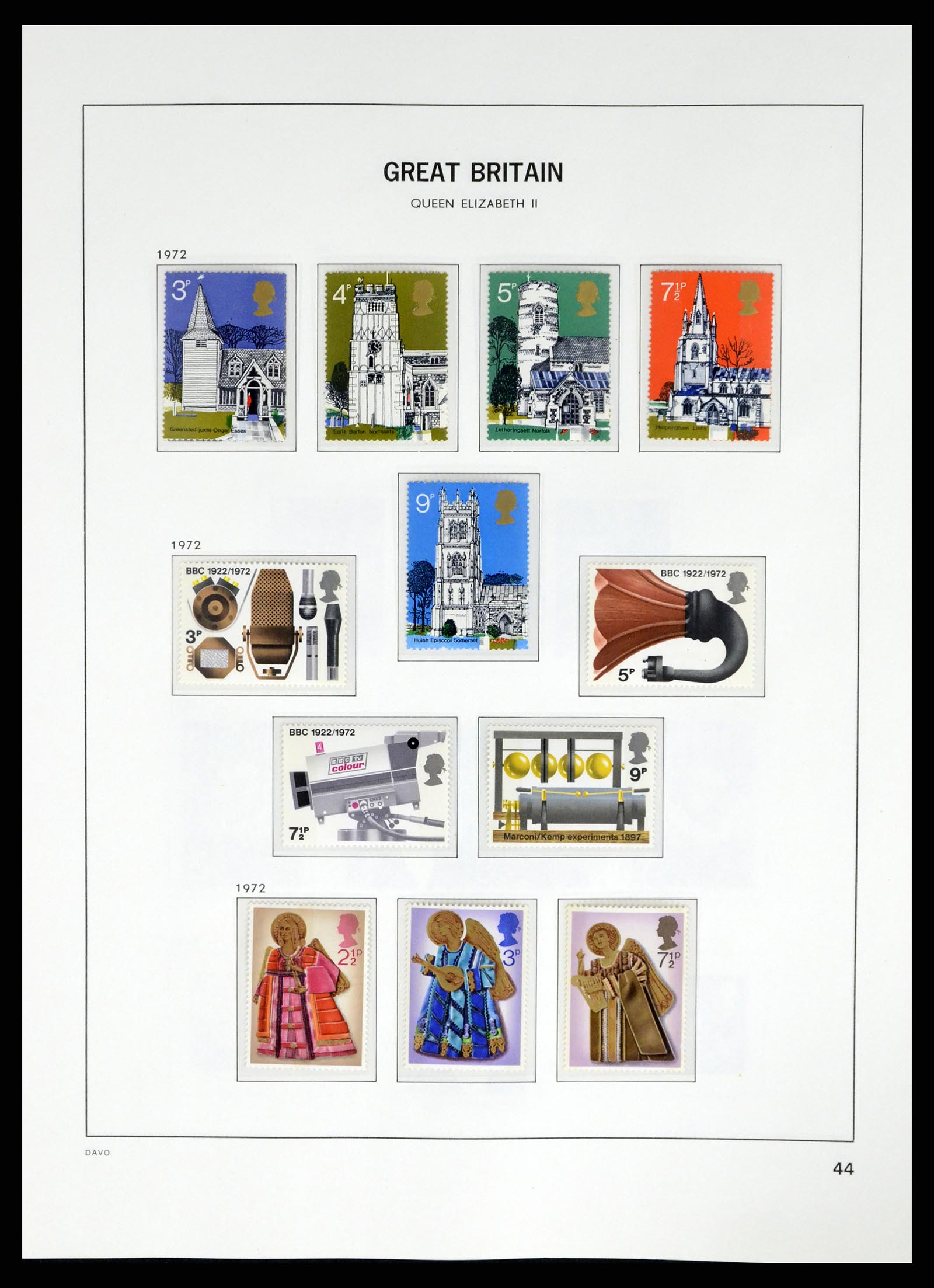 37684 040 - Postzegelverzameling 37684 Engeland 1948-2018.
