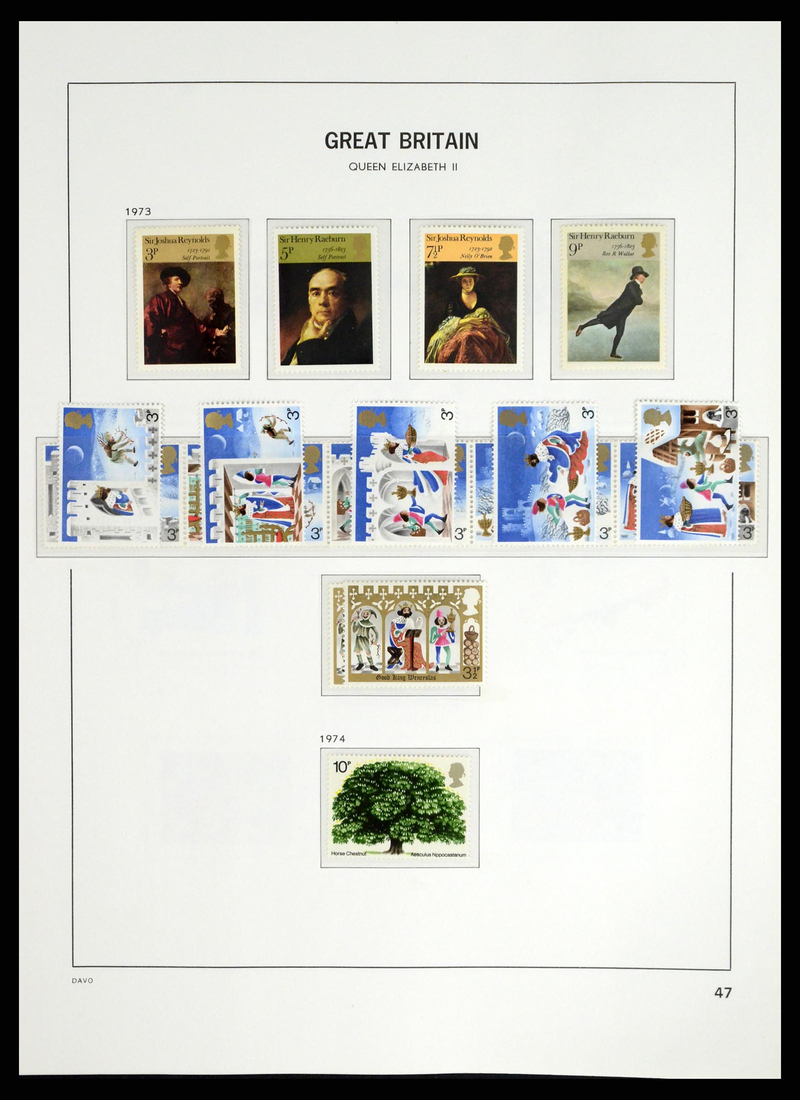 37684 043 - Postzegelverzameling 37684 Engeland 1948-2018.