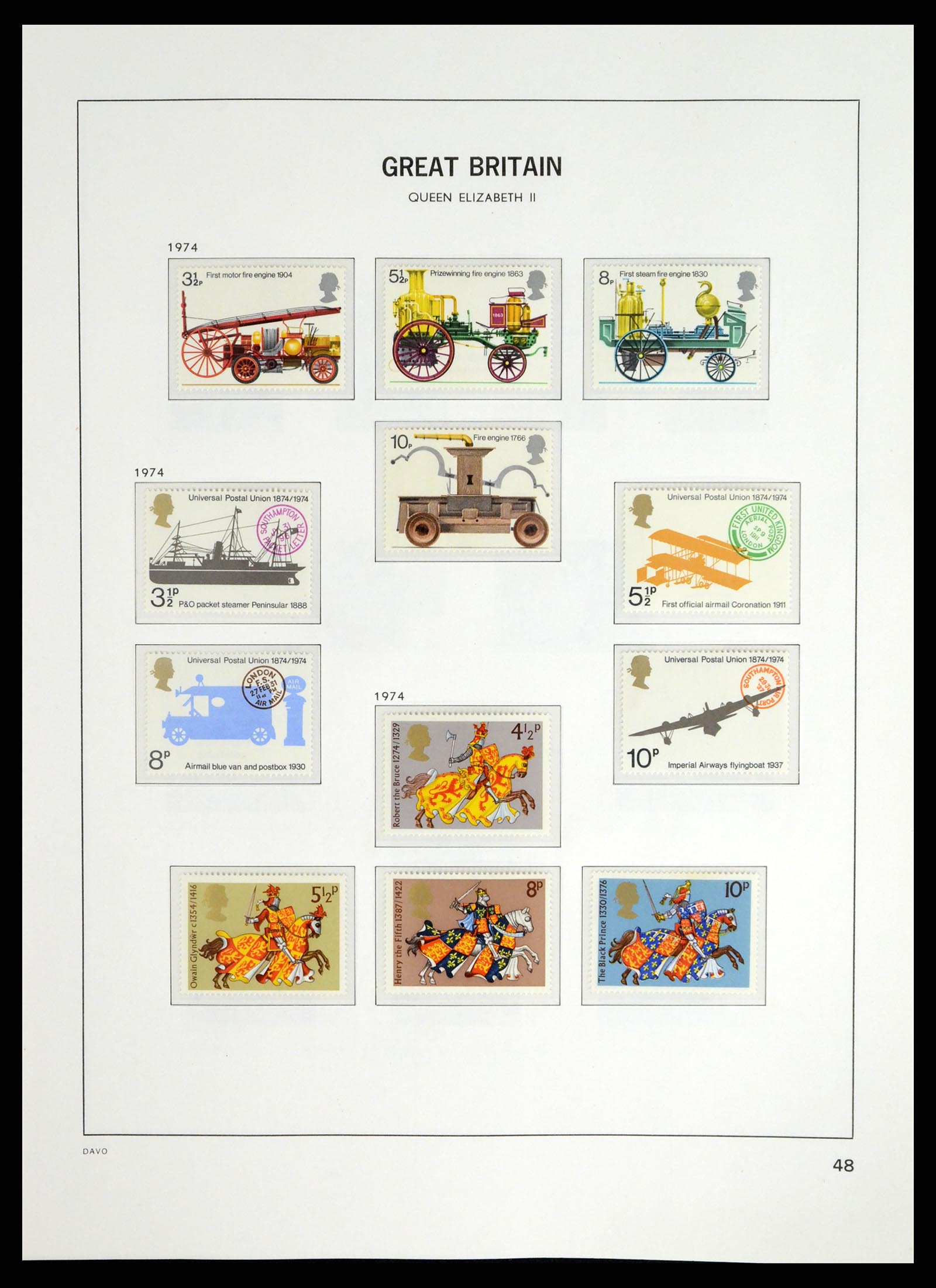 37684 044 - Postzegelverzameling 37684 Engeland 1948-2018.