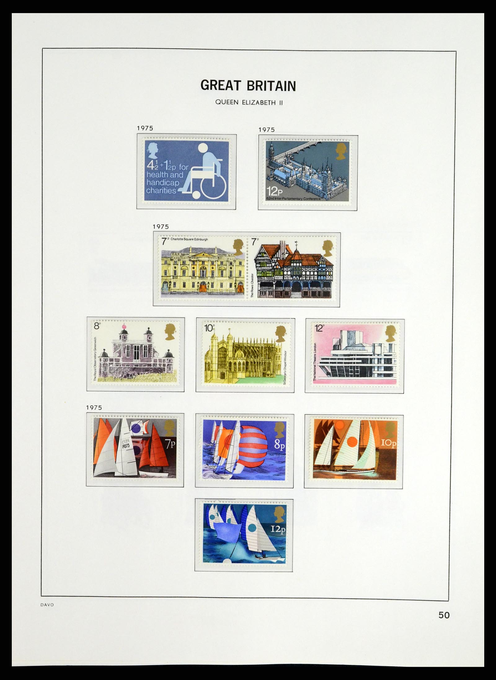 37684 046 - Postzegelverzameling 37684 Engeland 1948-2018.