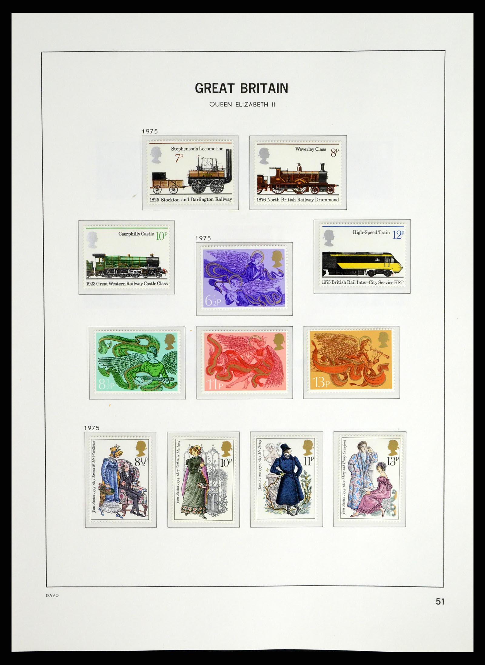 37684 047 - Postzegelverzameling 37684 Engeland 1948-2018.