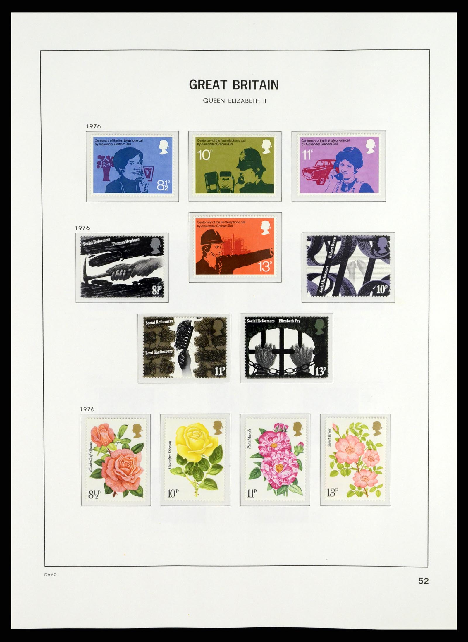 37684 048 - Postzegelverzameling 37684 Engeland 1948-2018.