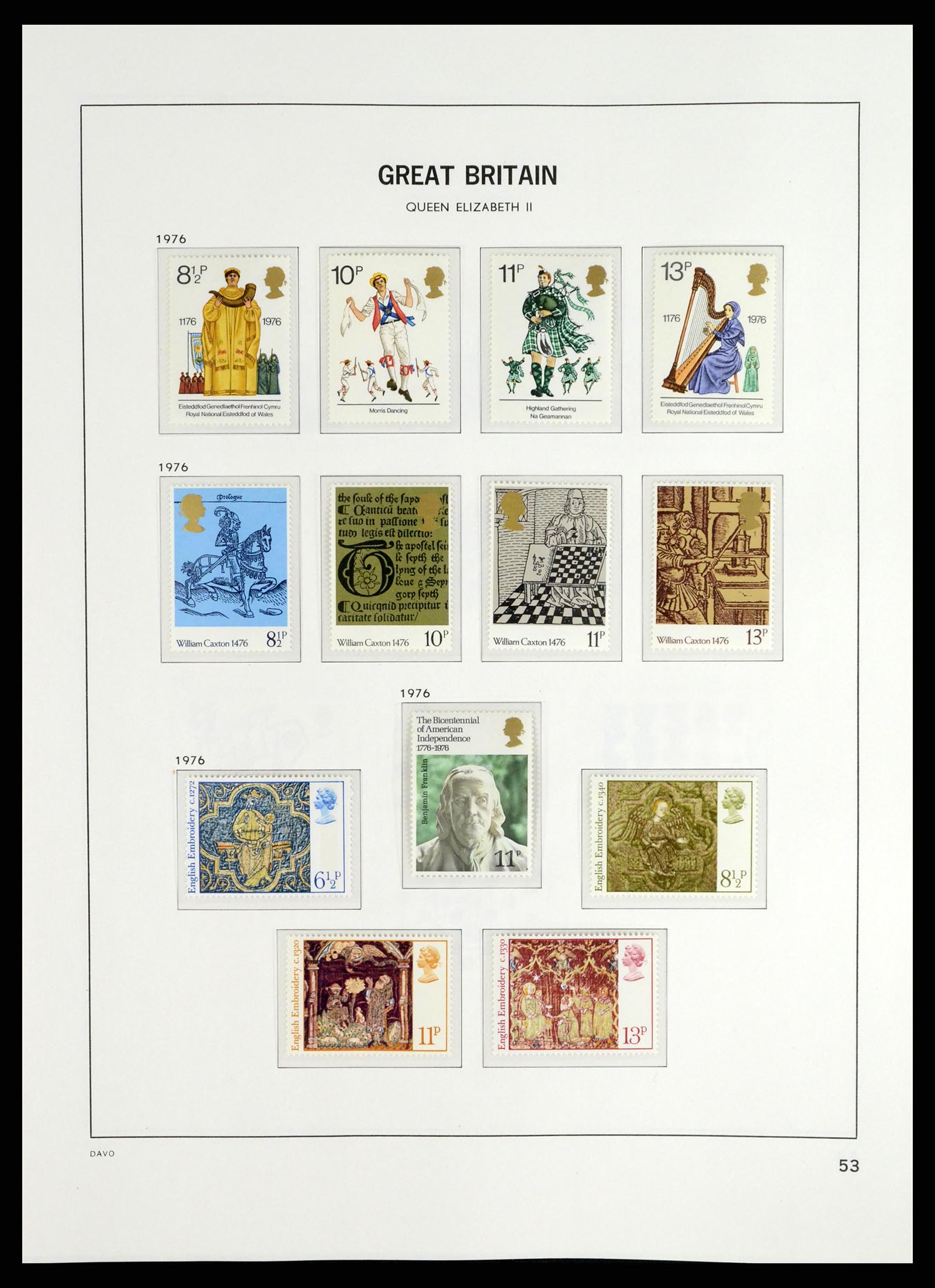 37684 049 - Postzegelverzameling 37684 Engeland 1948-2018.