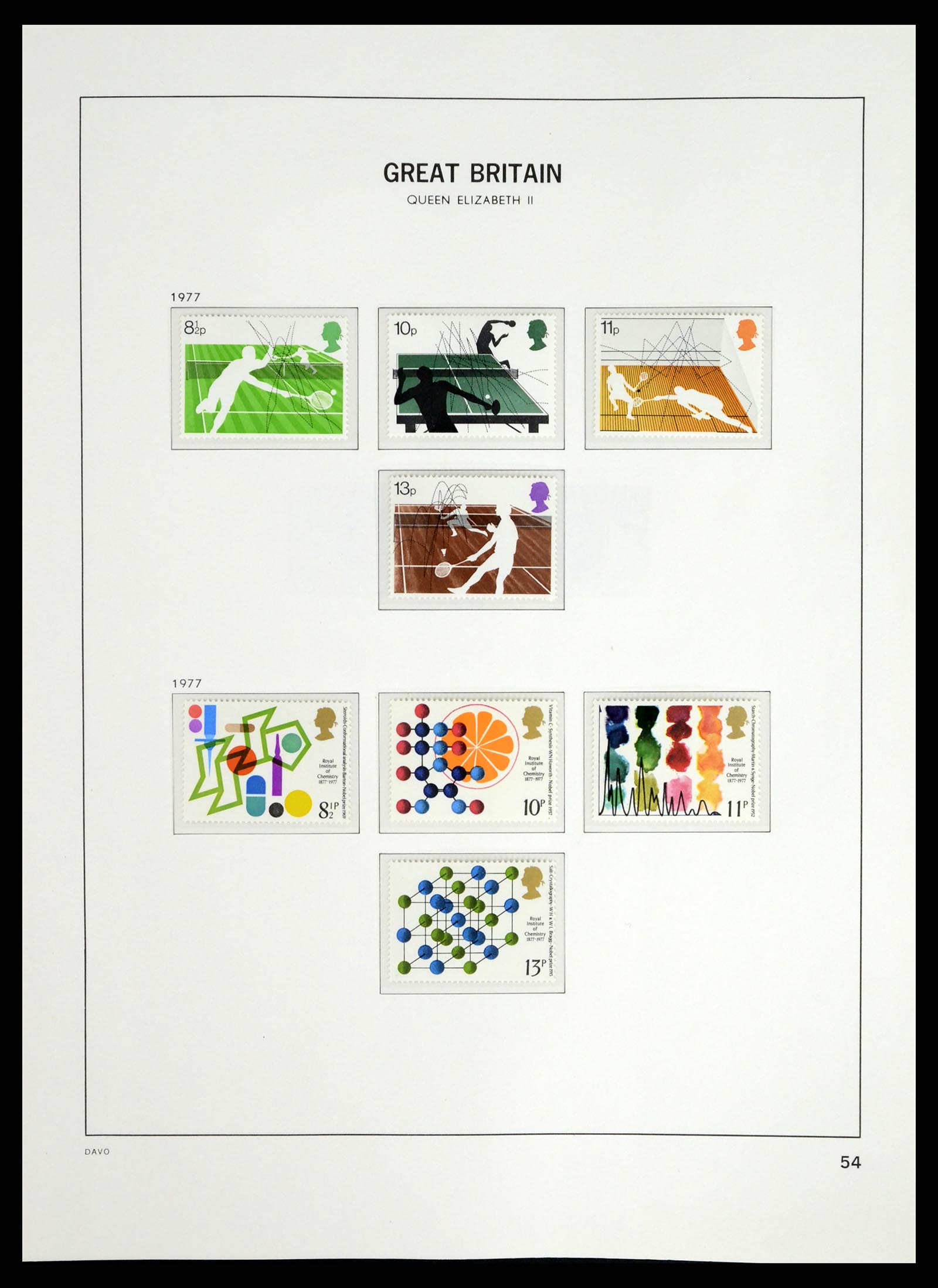 37684 050 - Postzegelverzameling 37684 Engeland 1948-2018.