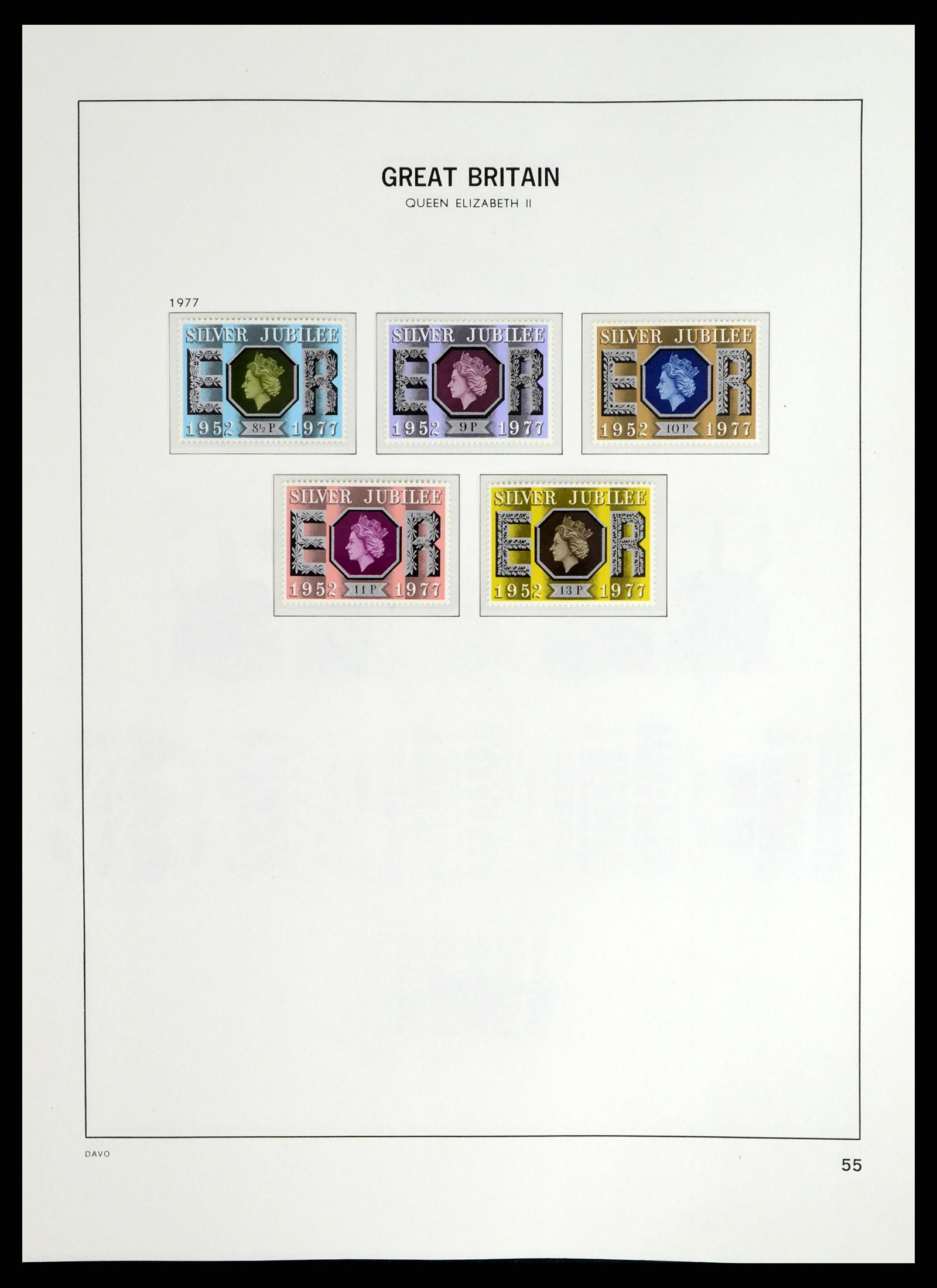 37684 051 - Postzegelverzameling 37684 Engeland 1948-2018.