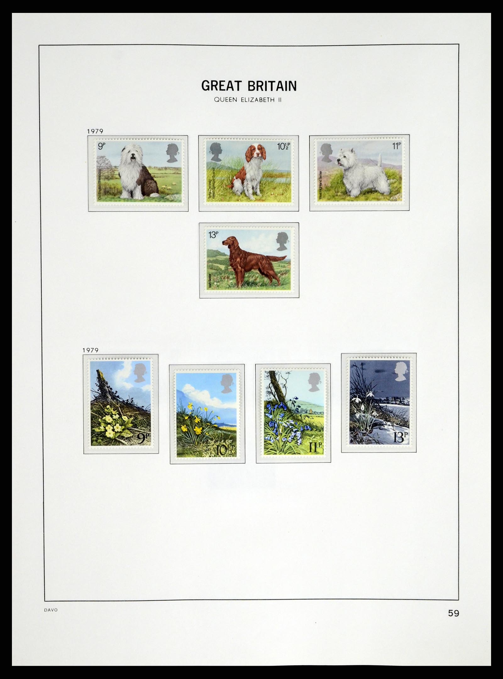 37684 055 - Postzegelverzameling 37684 Engeland 1948-2018.
