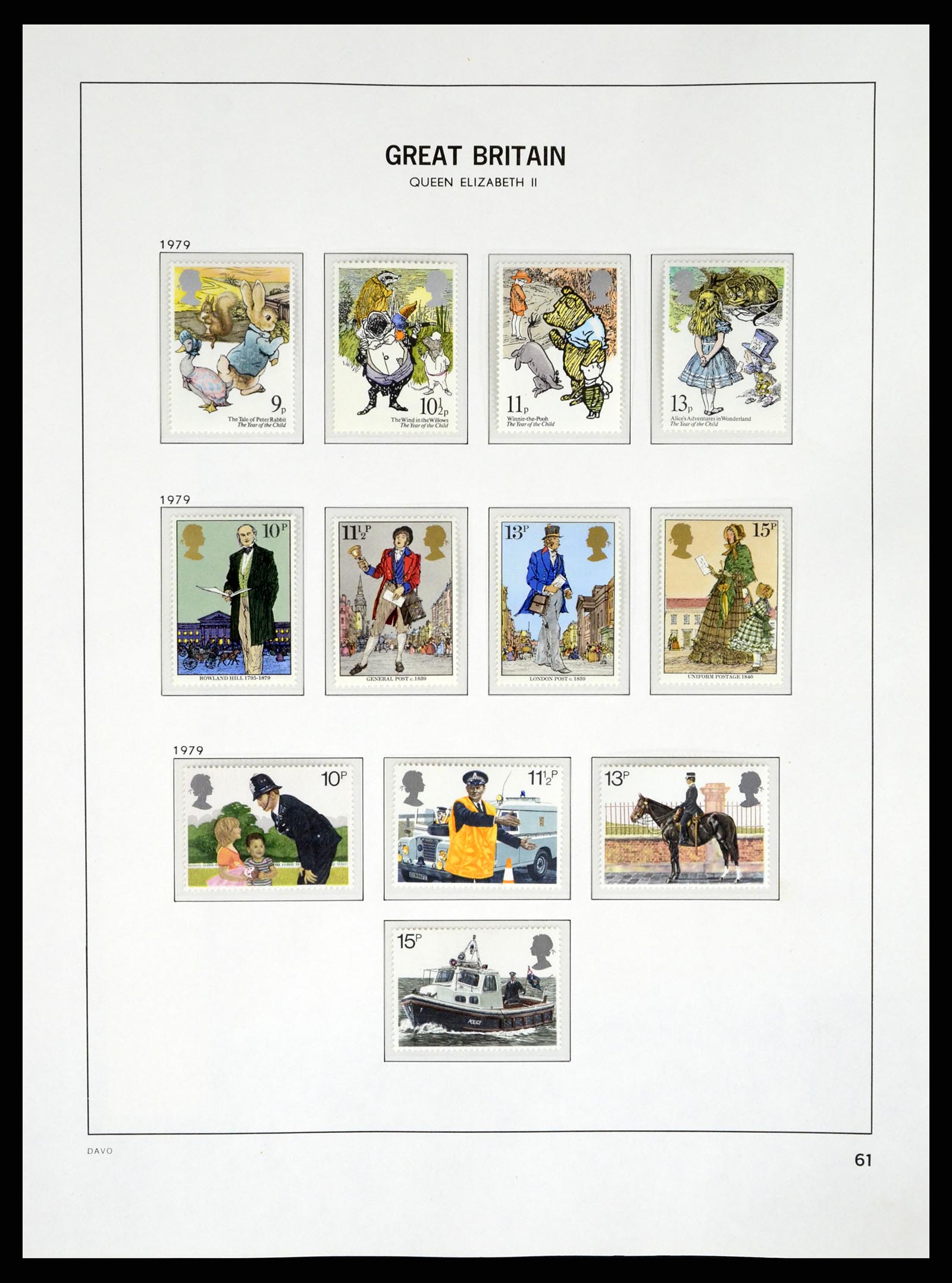 37684 057 - Postzegelverzameling 37684 Engeland 1948-2018.