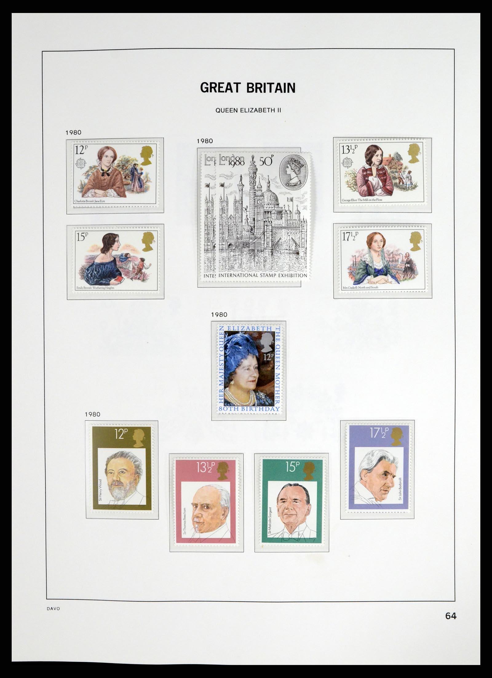 37684 060 - Postzegelverzameling 37684 Engeland 1948-2018.