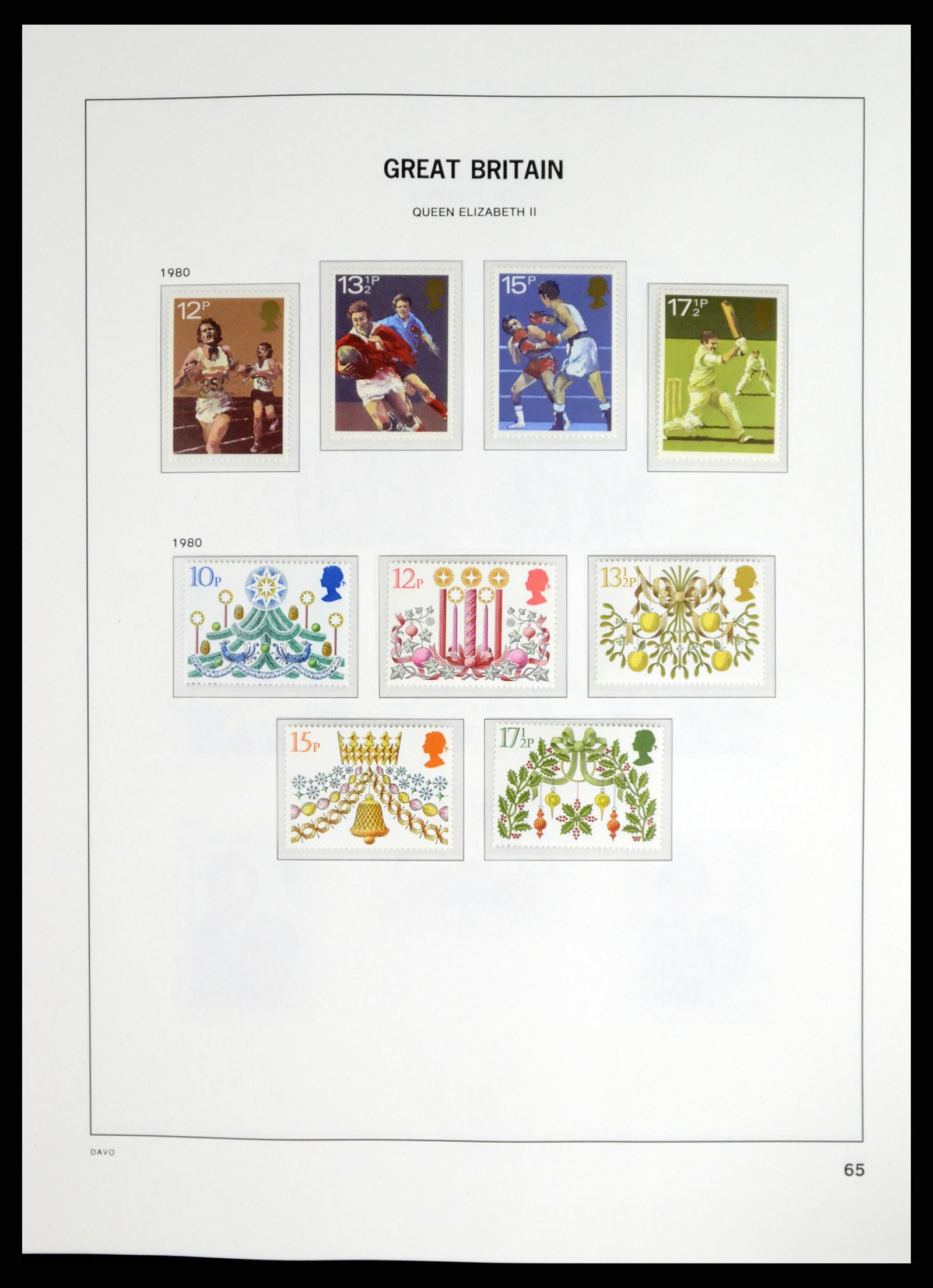 37684 061 - Postzegelverzameling 37684 Engeland 1948-2018.