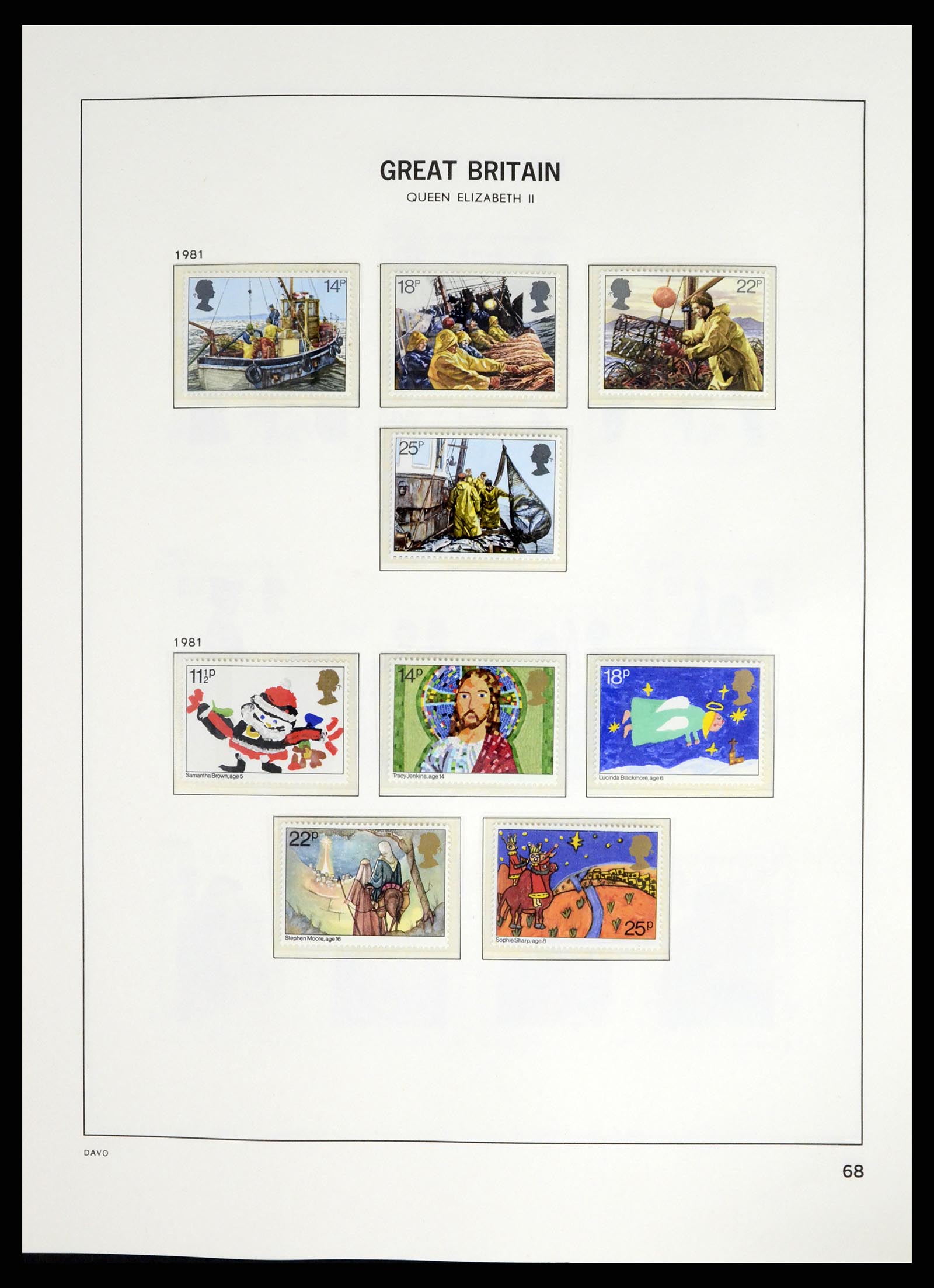 37684 064 - Postzegelverzameling 37684 Engeland 1948-2018.