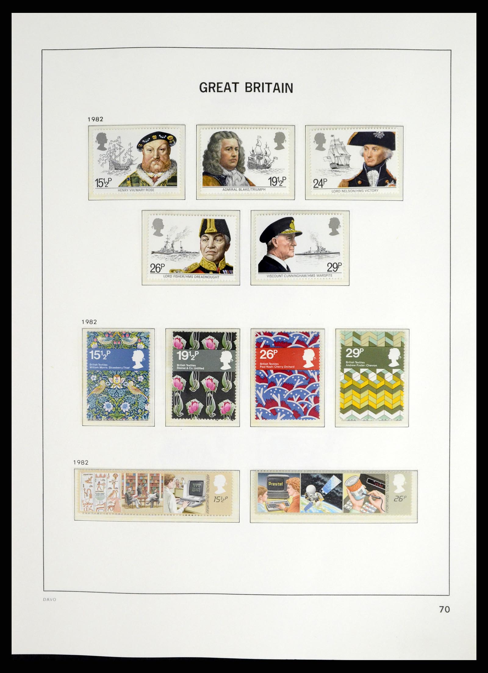 37684 066 - Postzegelverzameling 37684 Engeland 1948-2018.