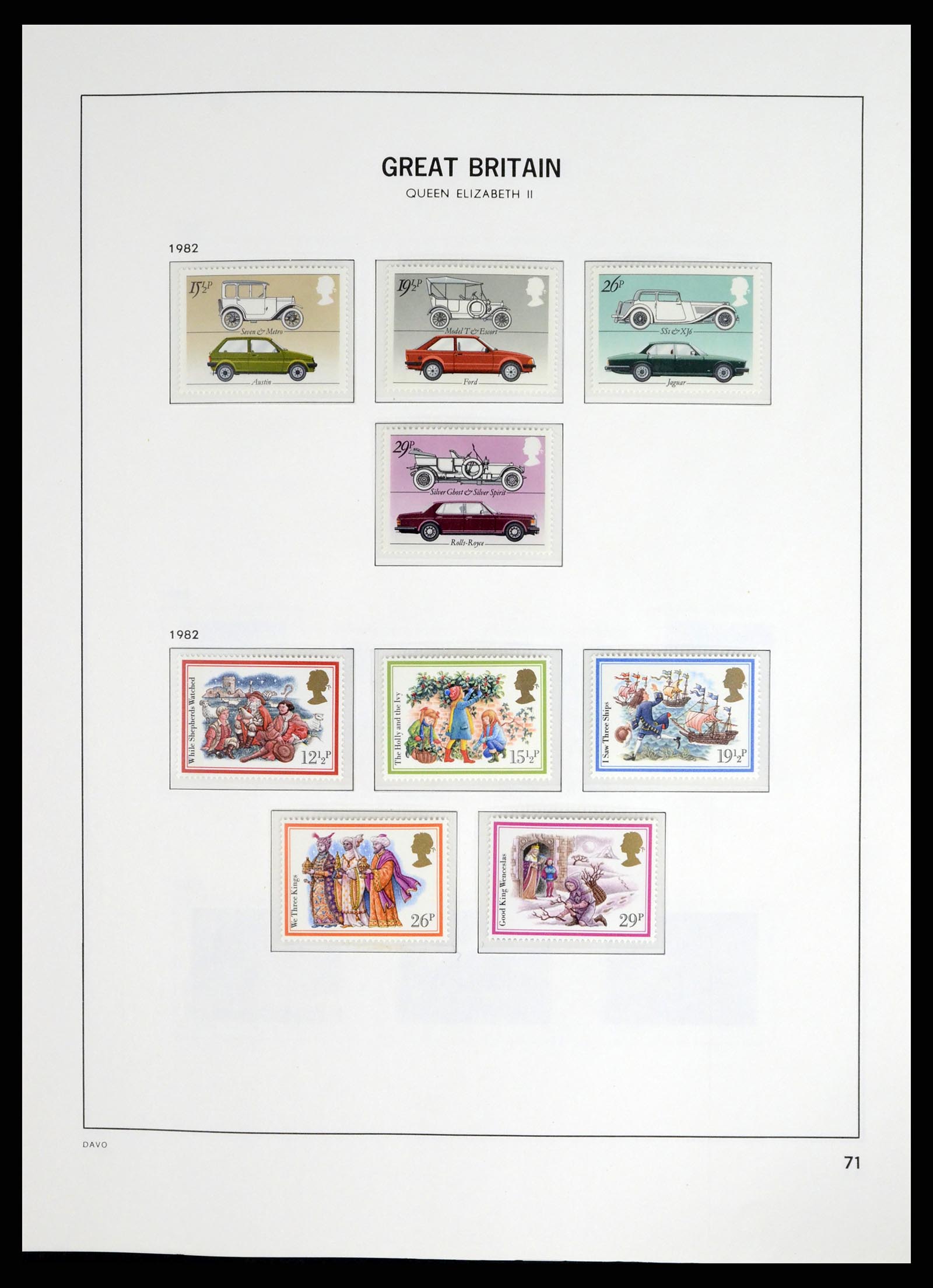 37684 067 - Postzegelverzameling 37684 Engeland 1948-2018.
