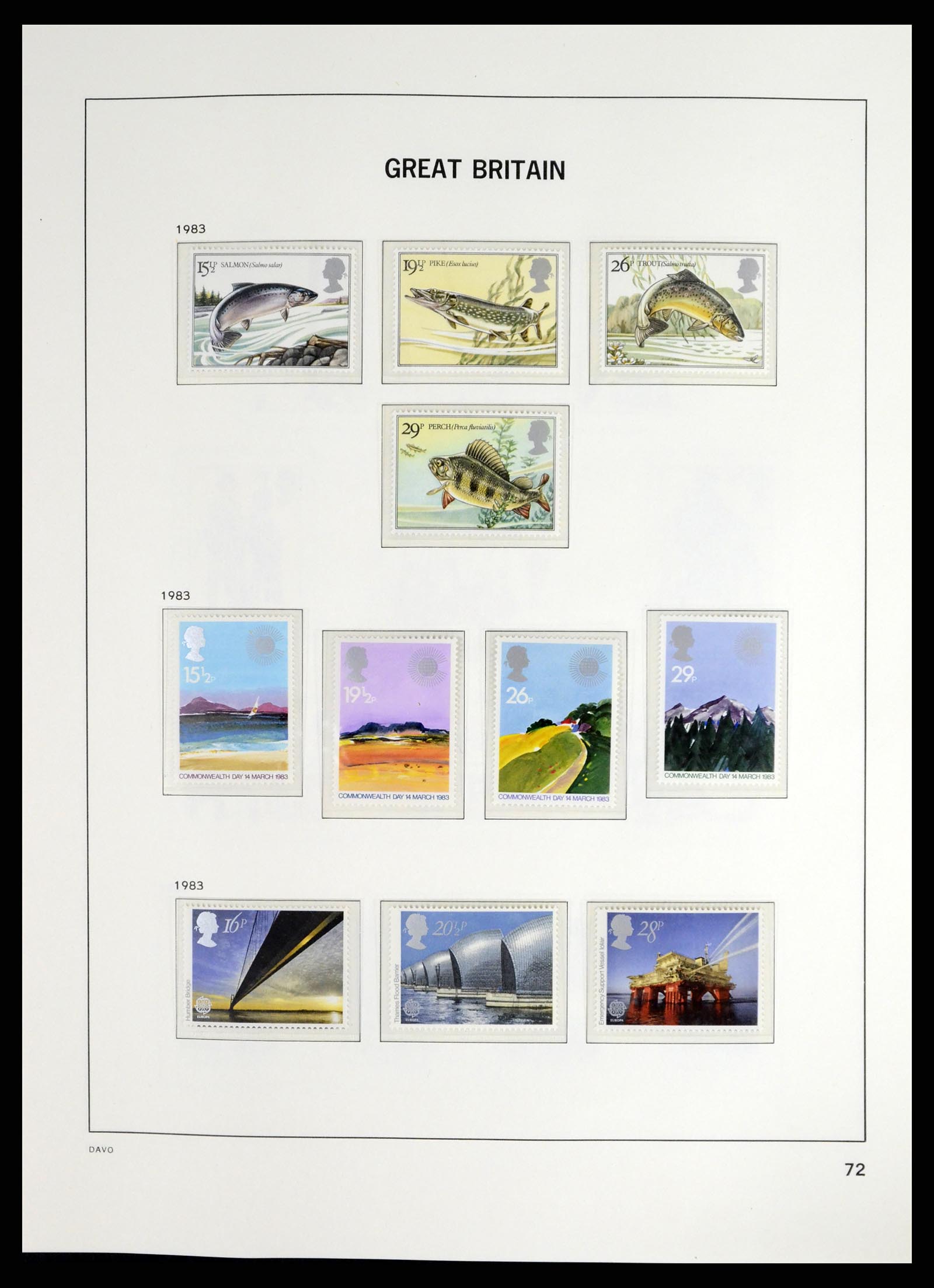 37684 068 - Postzegelverzameling 37684 Engeland 1948-2018.