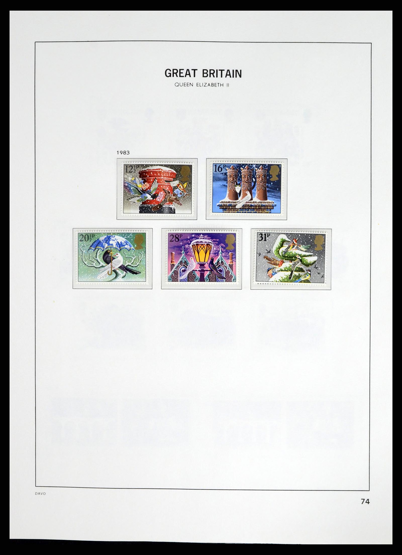 37684 070 - Postzegelverzameling 37684 Engeland 1948-2018.