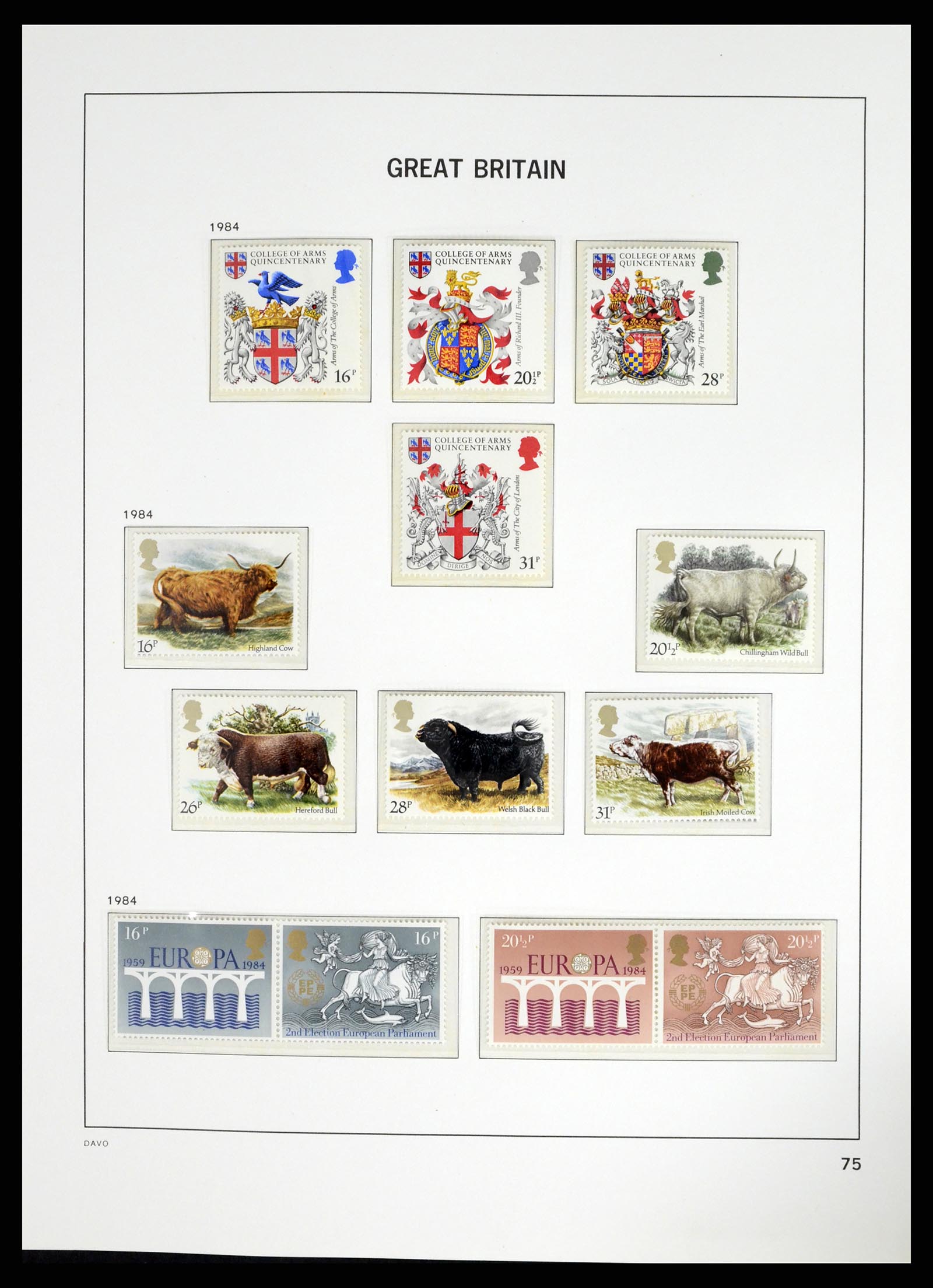37684 071 - Postzegelverzameling 37684 Engeland 1948-2018.