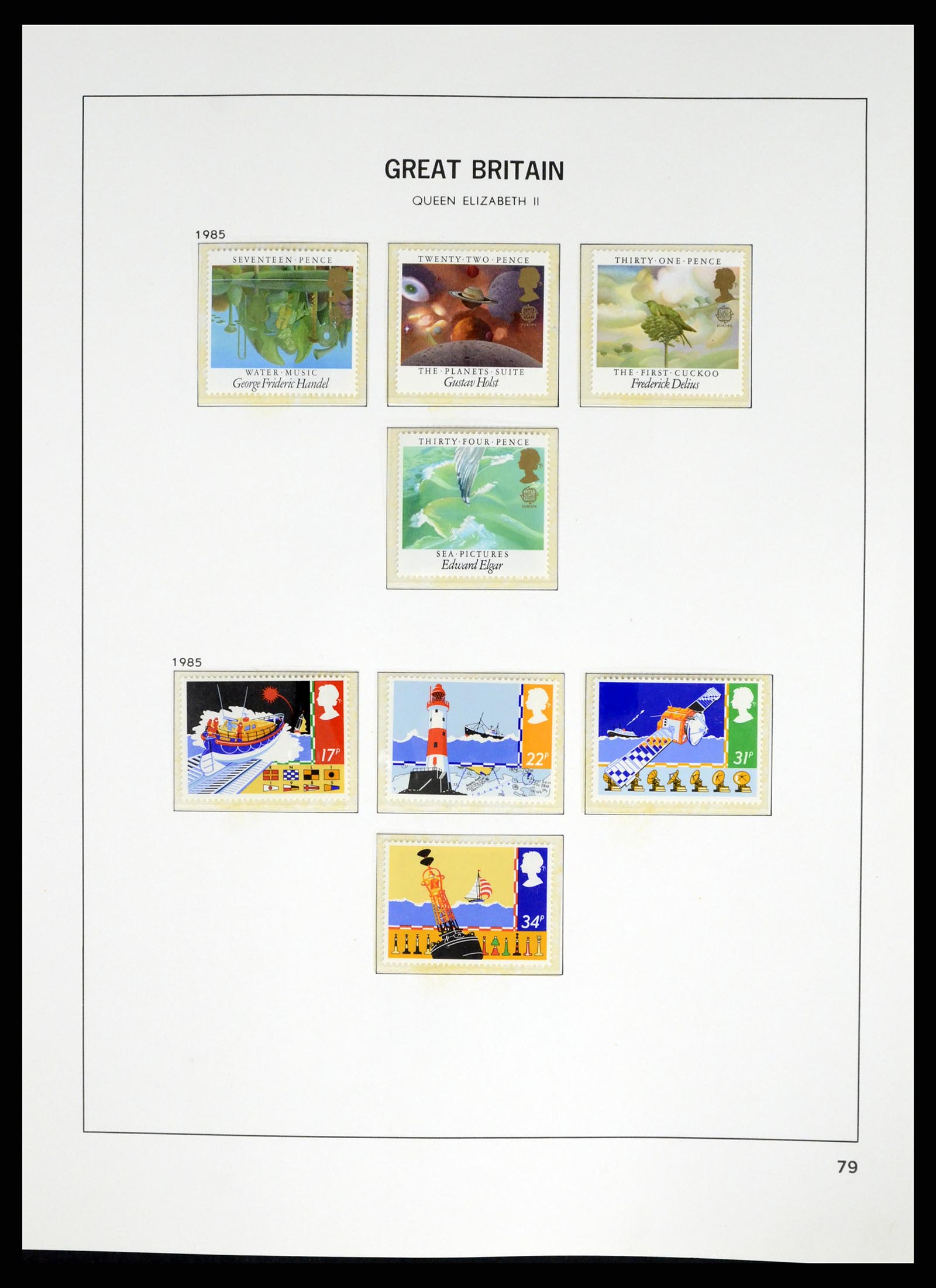 37684 075 - Postzegelverzameling 37684 Engeland 1948-2018.