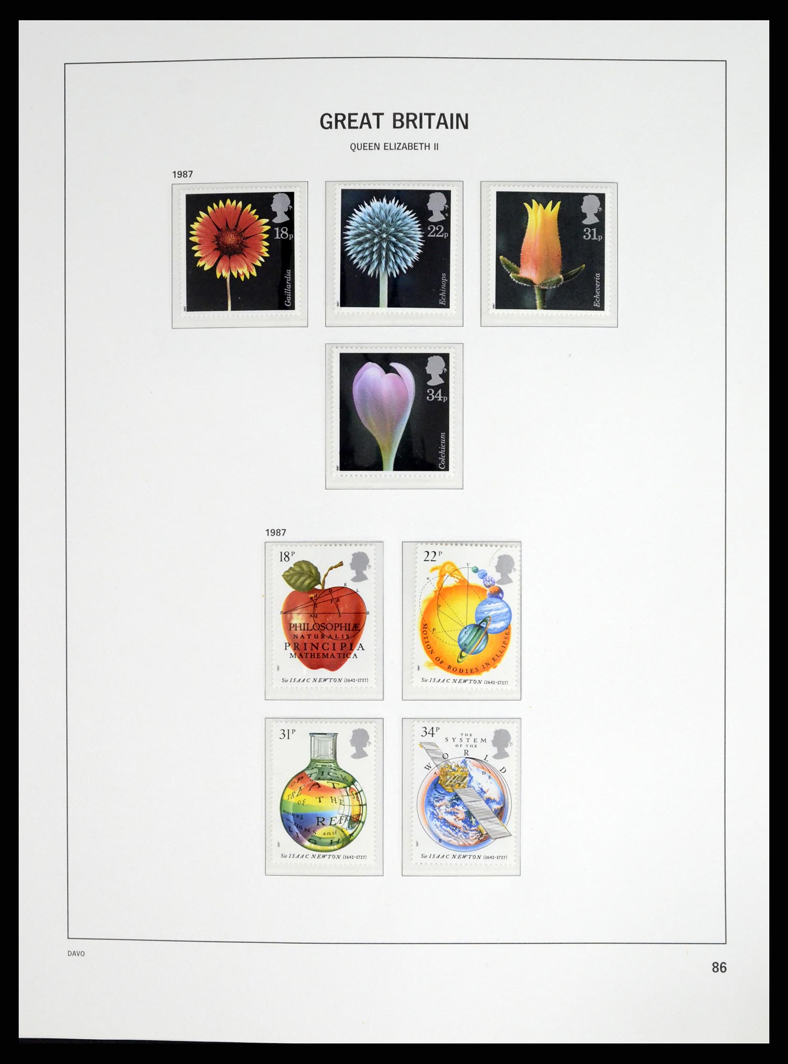 37684 082 - Postzegelverzameling 37684 Engeland 1948-2018.