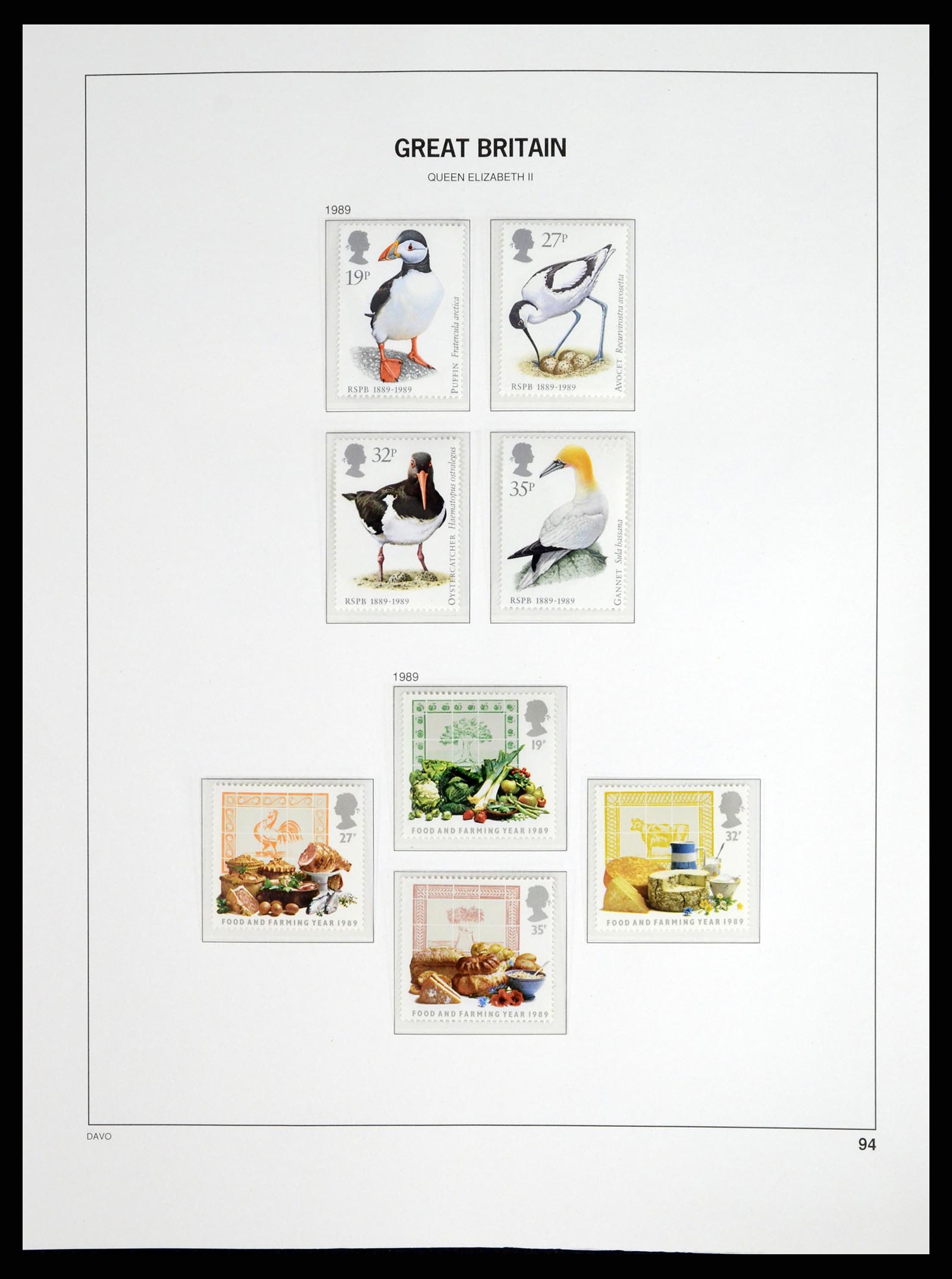 37684 090 - Postzegelverzameling 37684 Engeland 1948-2018.