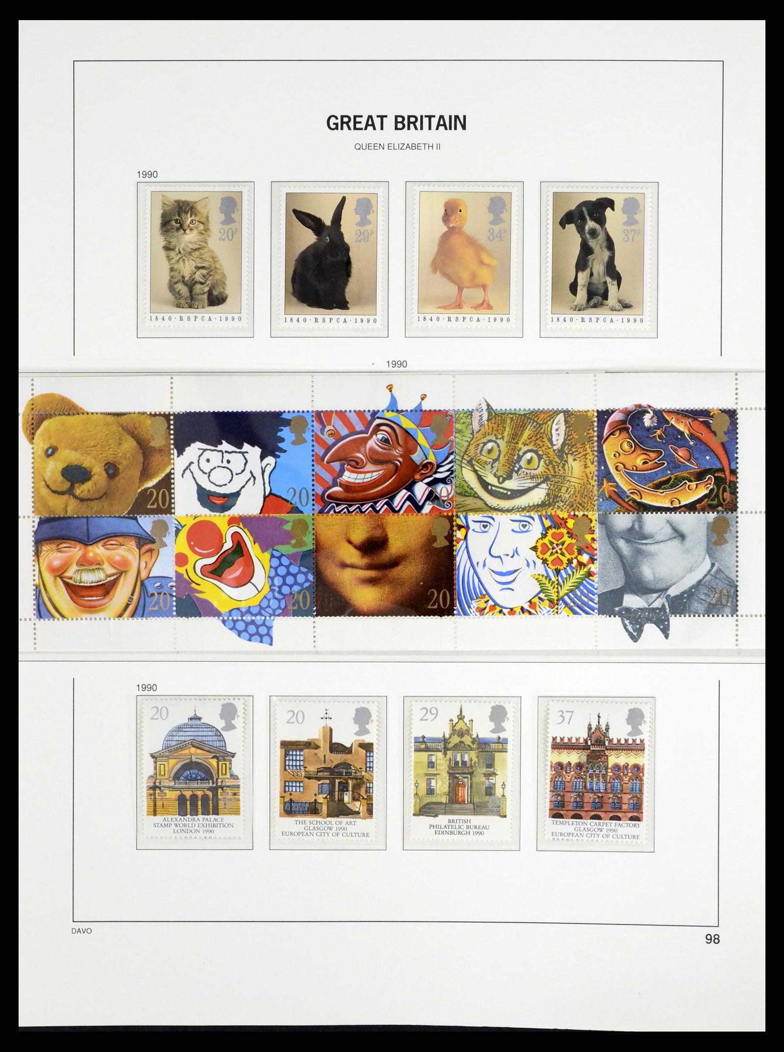 37684 094 - Postzegelverzameling 37684 Engeland 1948-2018.