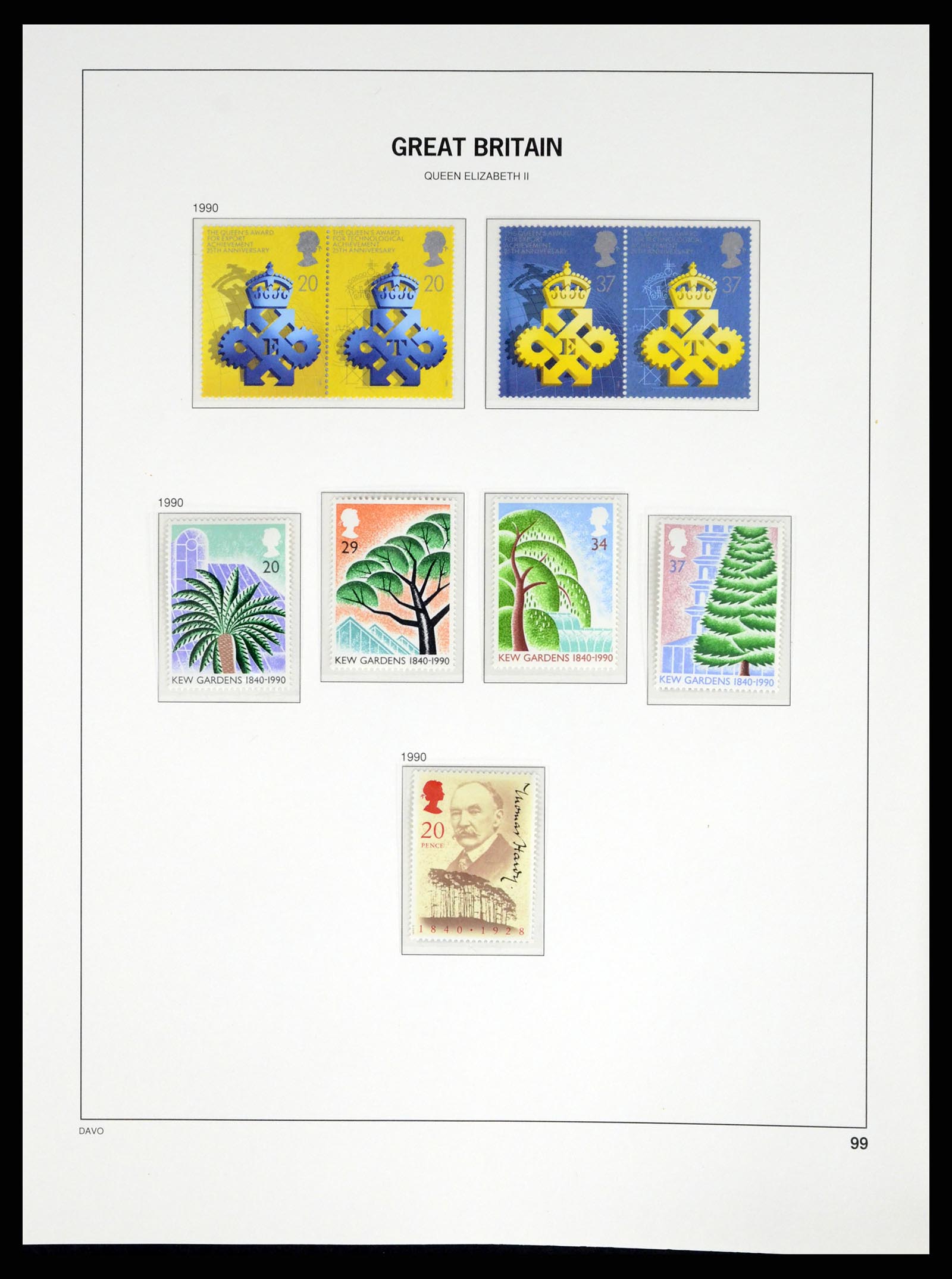 37684 095 - Postzegelverzameling 37684 Engeland 1948-2018.