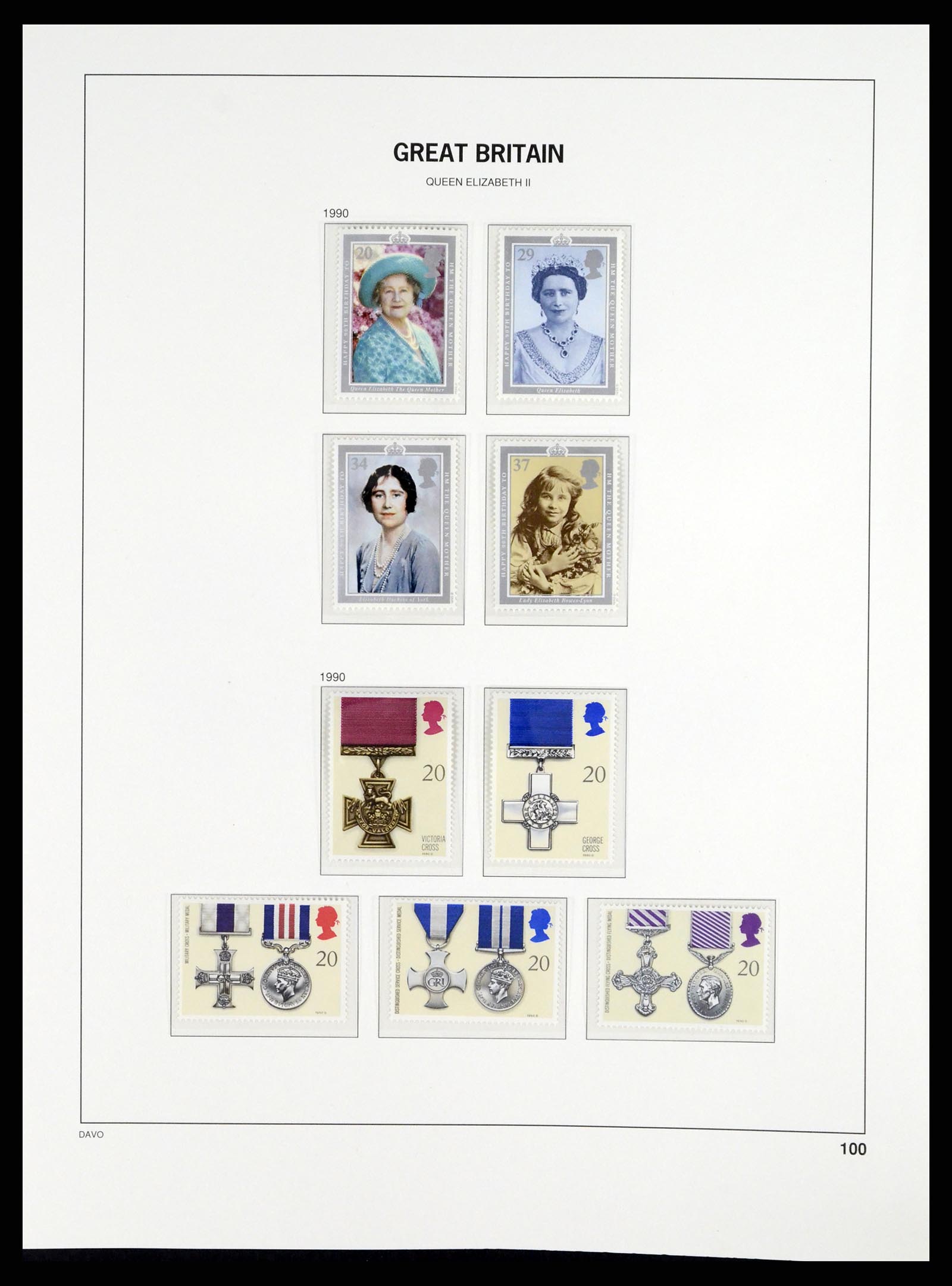 37684 096 - Postzegelverzameling 37684 Engeland 1948-2018.