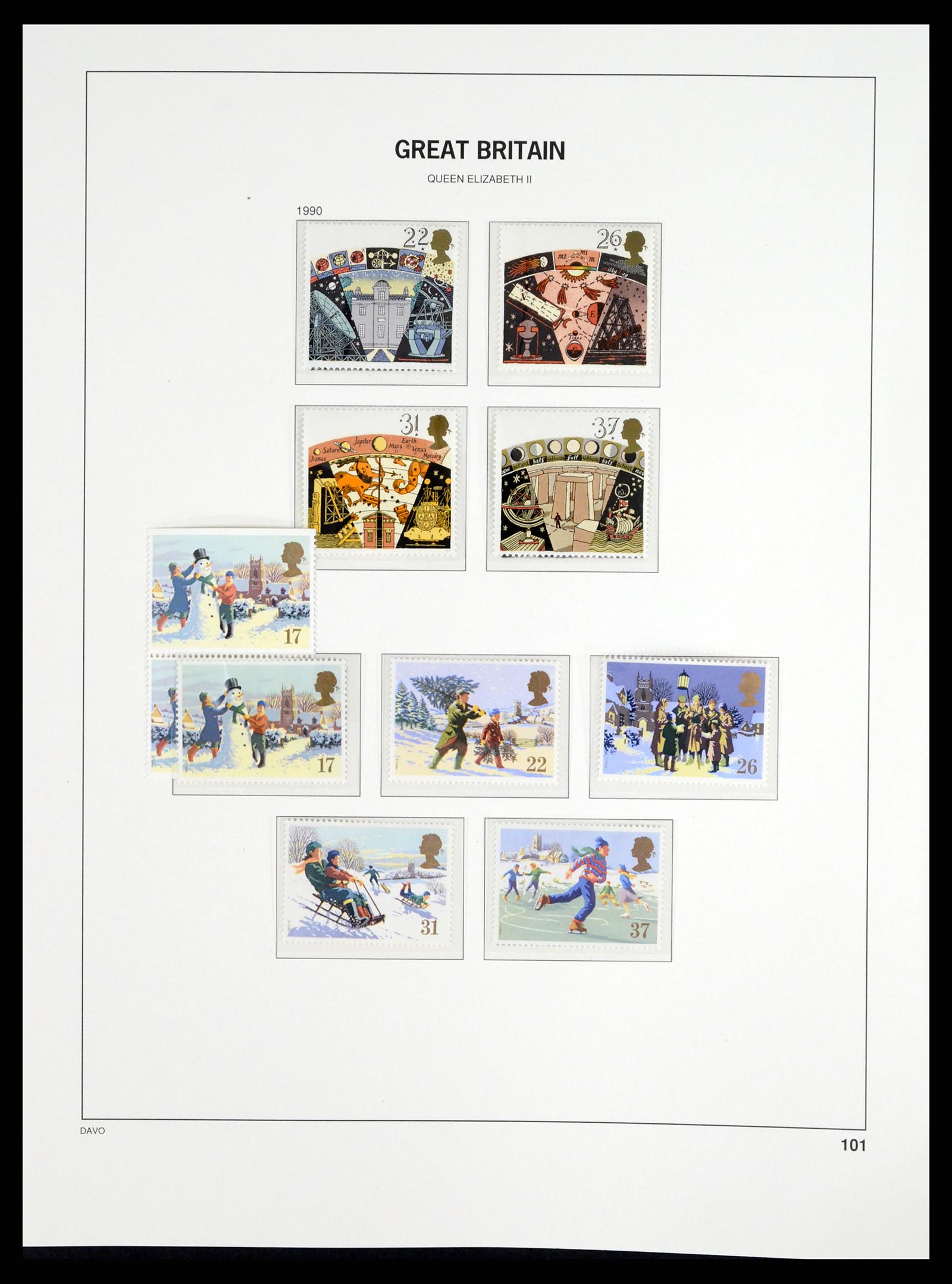 37684 097 - Postzegelverzameling 37684 Engeland 1948-2018.