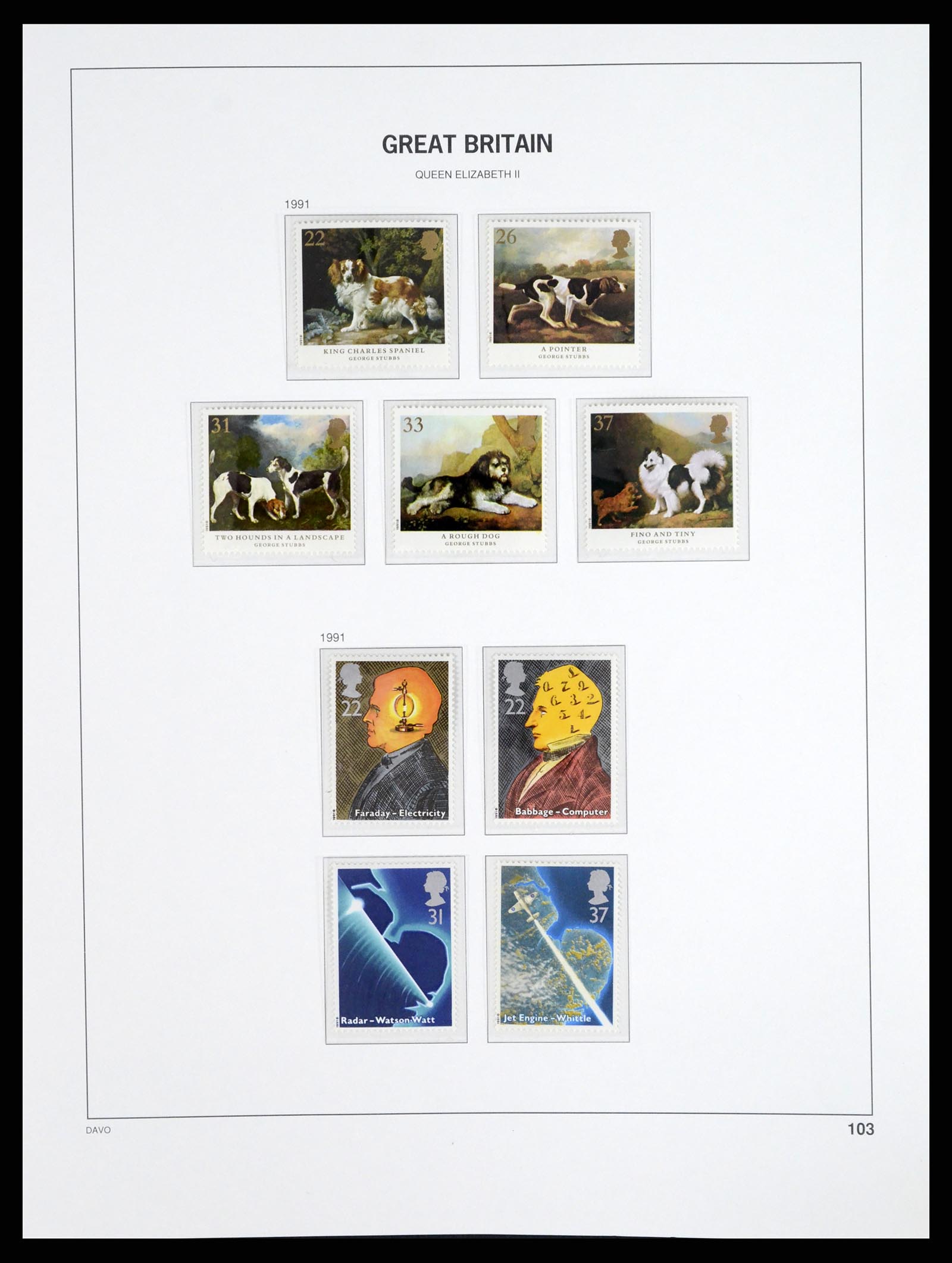 37684 099 - Postzegelverzameling 37684 Engeland 1948-2018.
