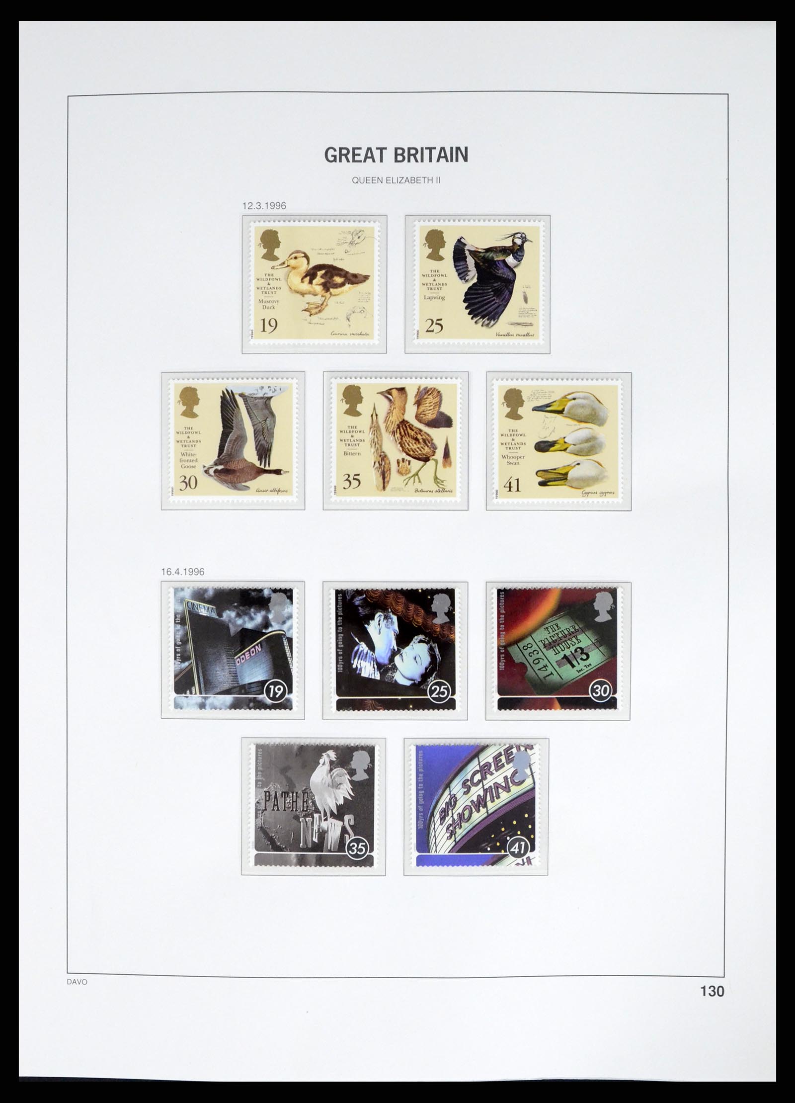 37684 126 - Postzegelverzameling 37684 Engeland 1948-2018.