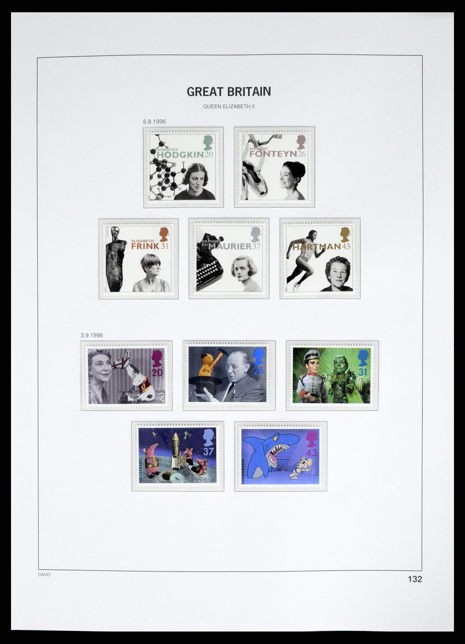 37684 128 - Postzegelverzameling 37684 Engeland 1948-2018.