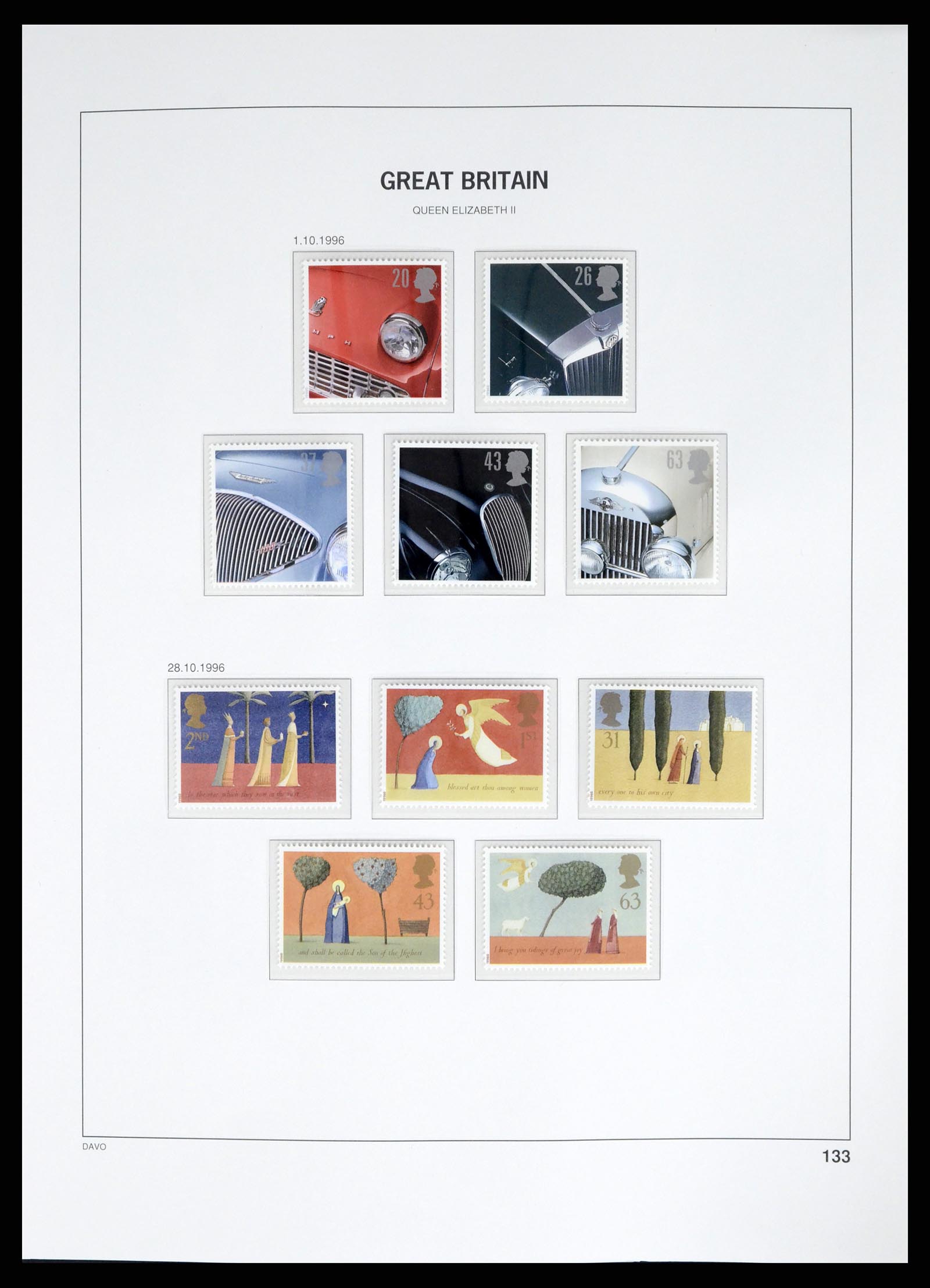 37684 129 - Postzegelverzameling 37684 Engeland 1948-2018.