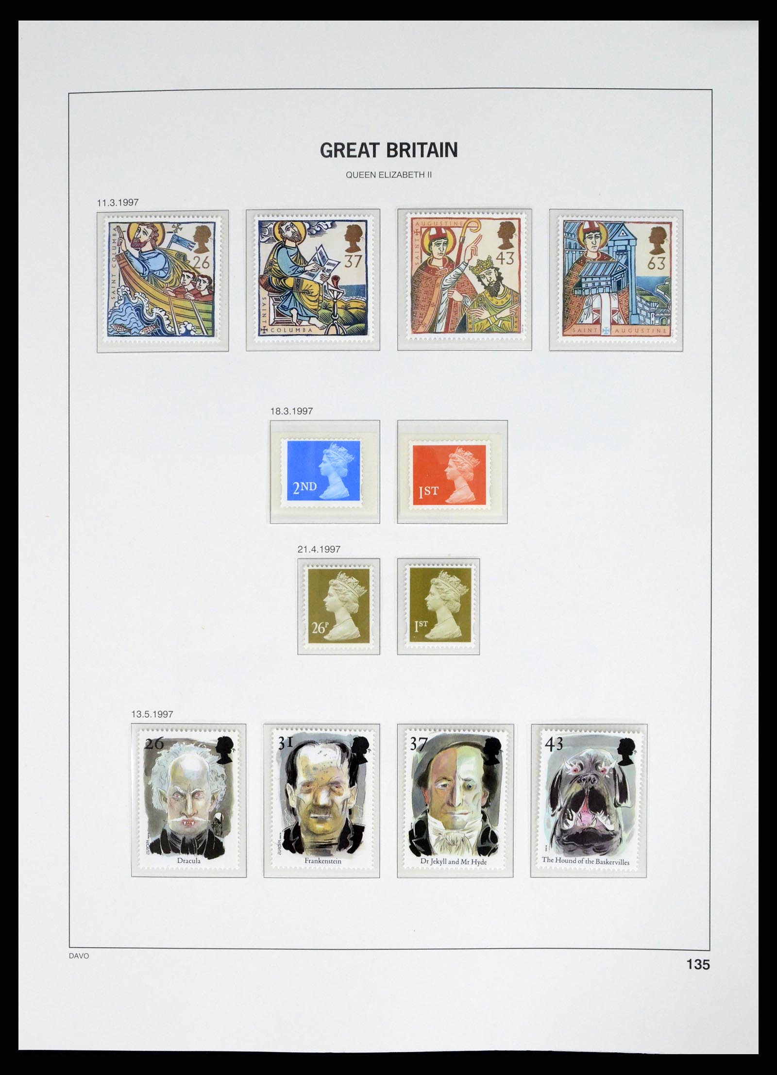 37684 131 - Postzegelverzameling 37684 Engeland 1948-2018.