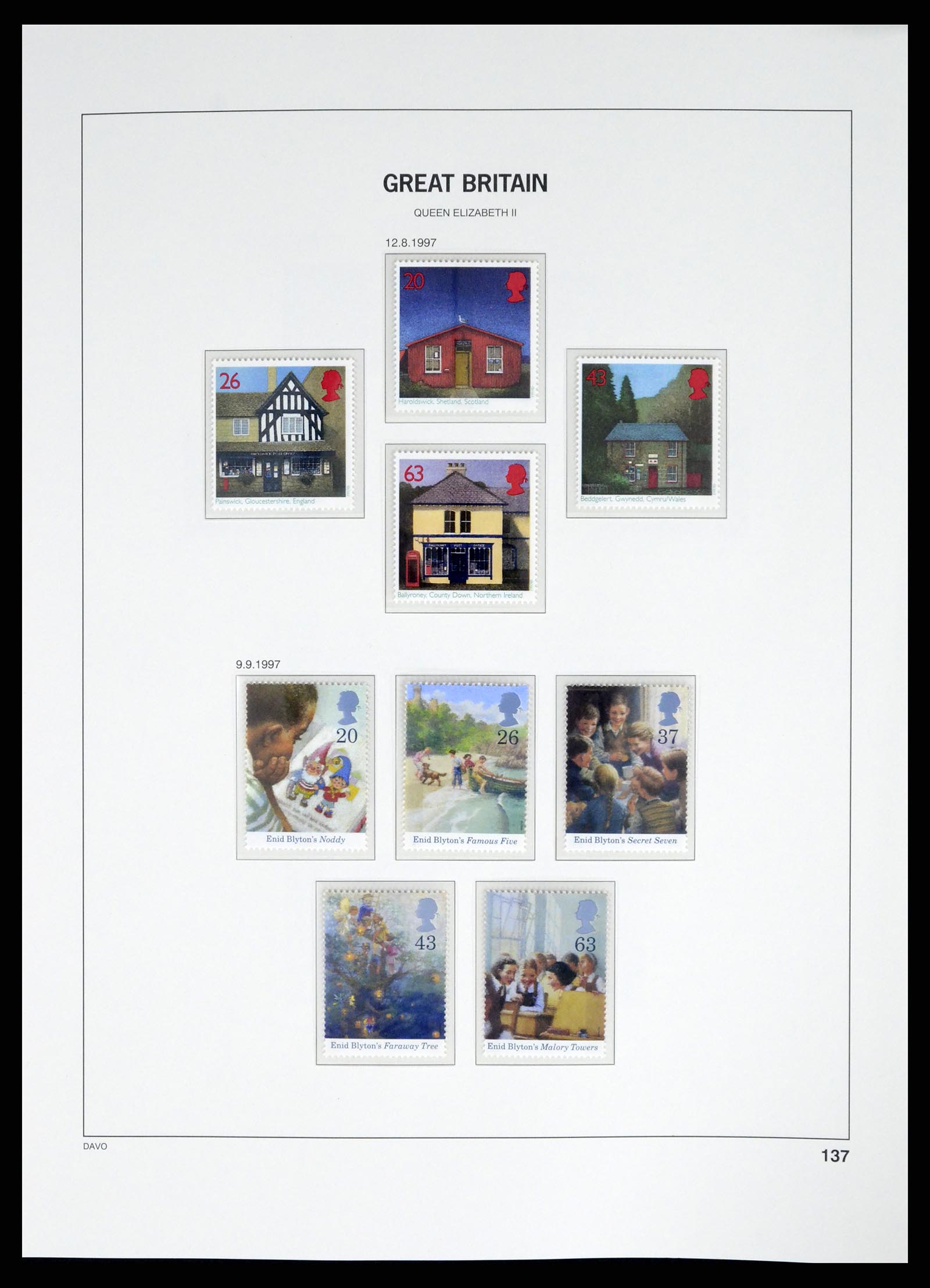 37684 133 - Postzegelverzameling 37684 Engeland 1948-2018.