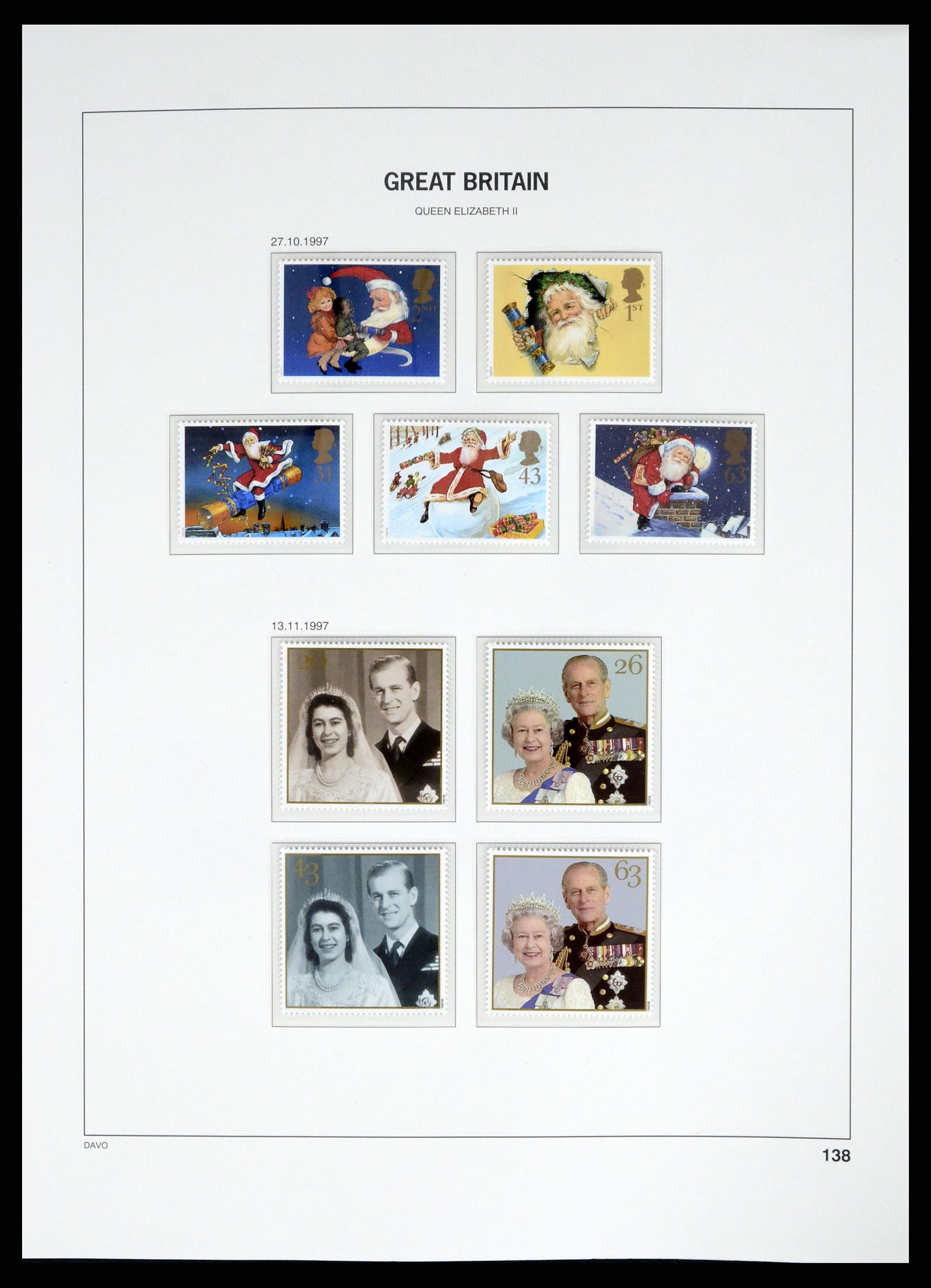 37684 134 - Postzegelverzameling 37684 Engeland 1948-2018.