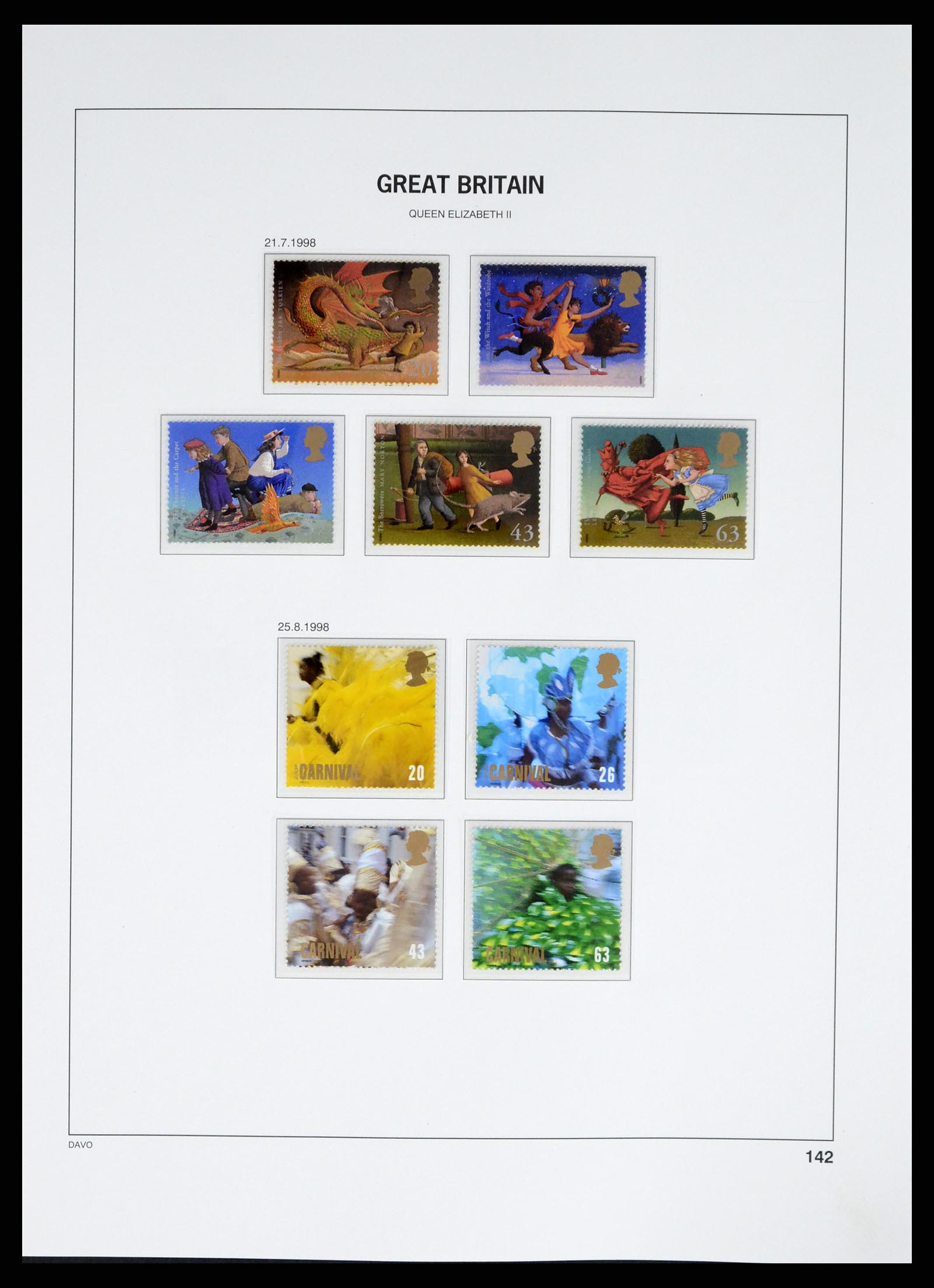 37684 138 - Postzegelverzameling 37684 Engeland 1948-2018.