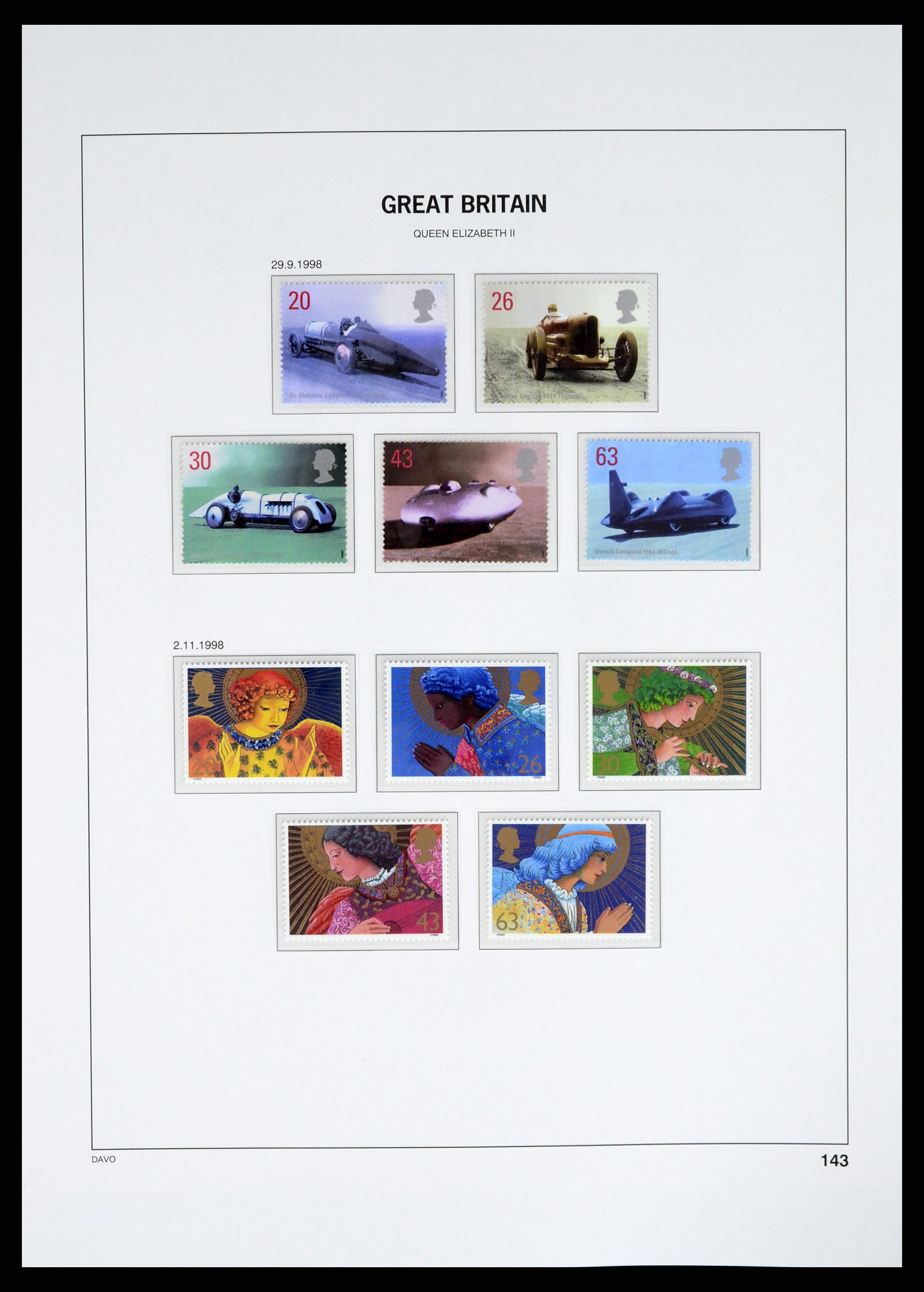 37684 139 - Postzegelverzameling 37684 Engeland 1948-2018.