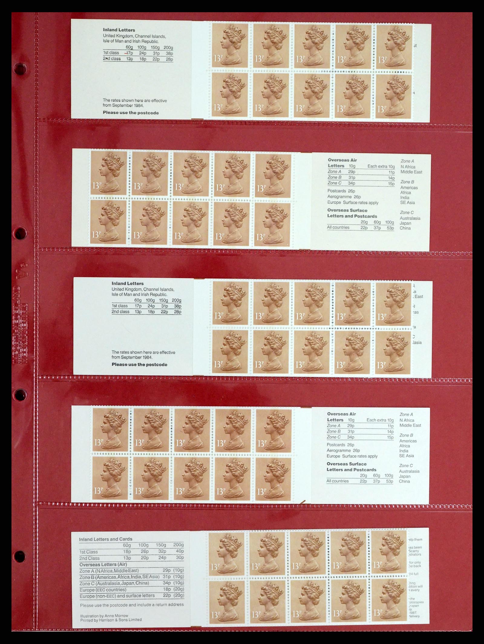 37684 426 - Postzegelverzameling 37684 Engeland 1948-2018.
