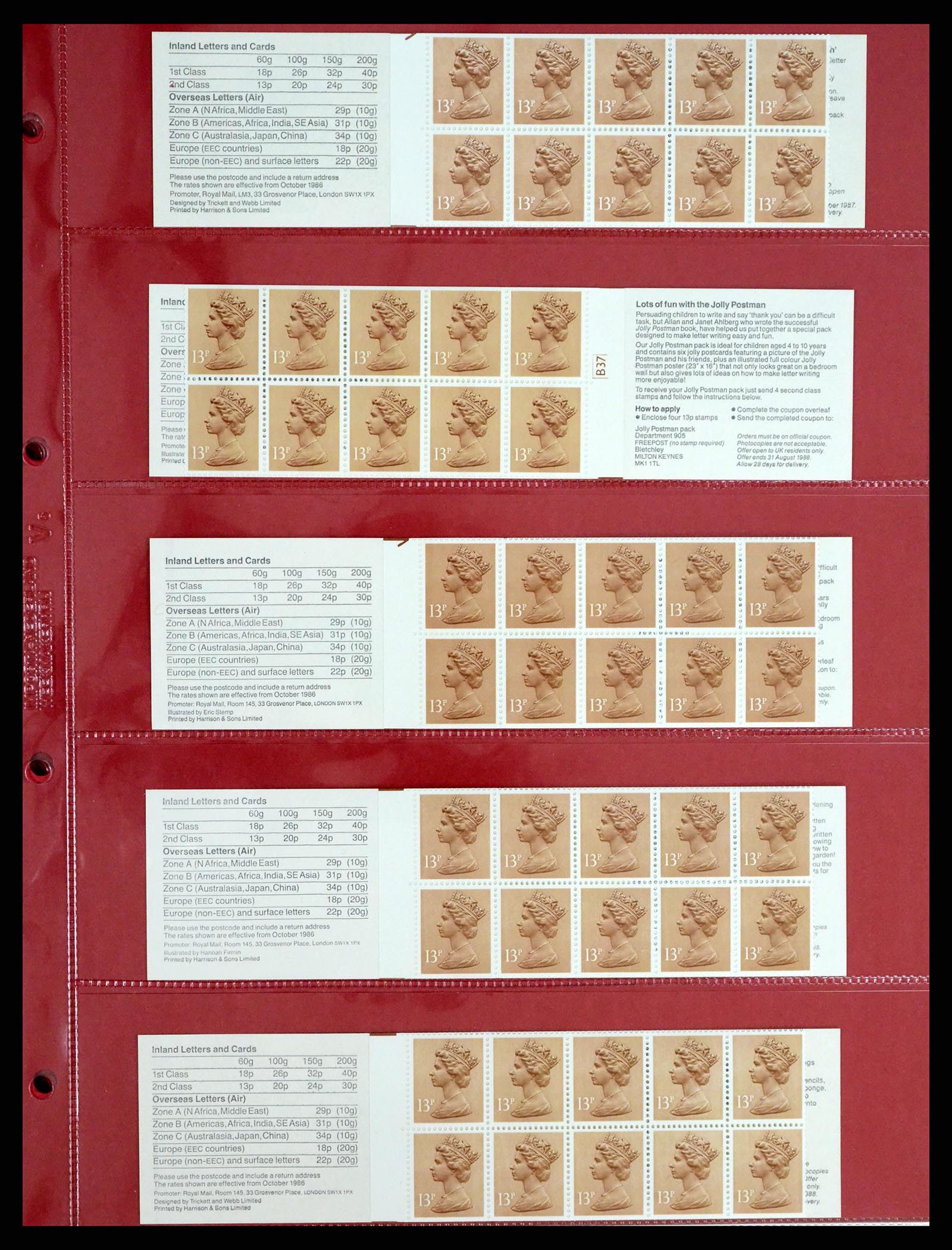 37684 428 - Postzegelverzameling 37684 Engeland 1948-2018.