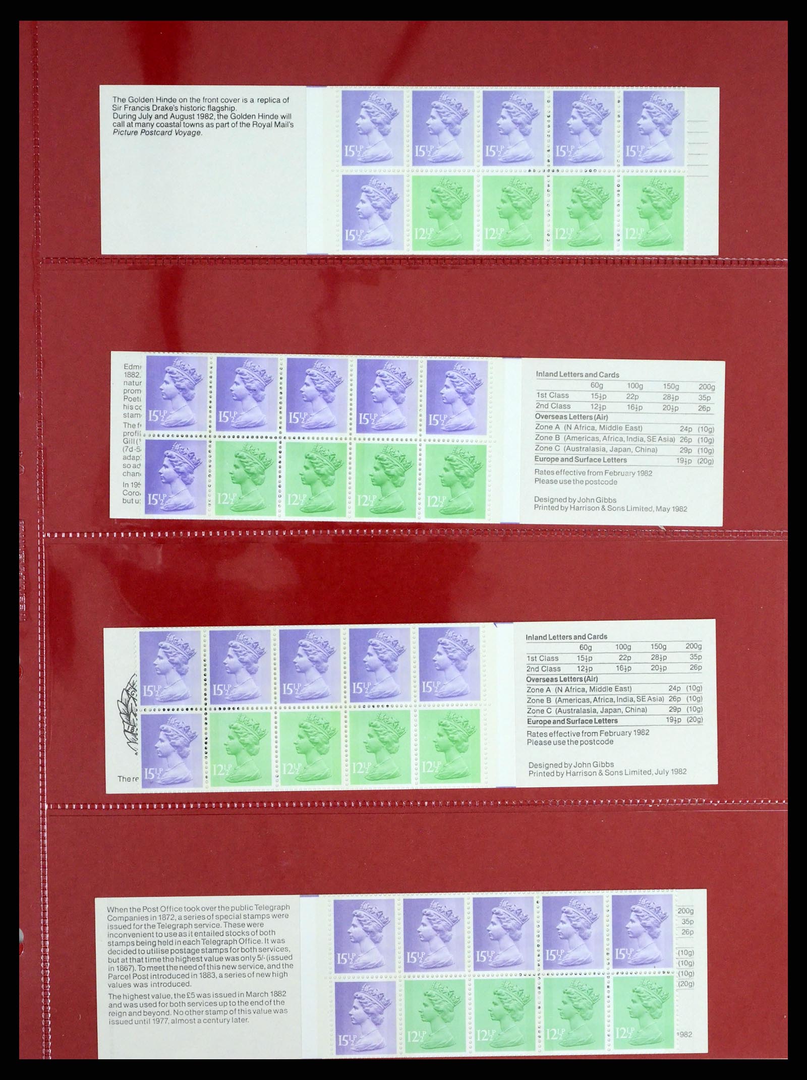 37684 434 - Postzegelverzameling 37684 Engeland 1948-2018.