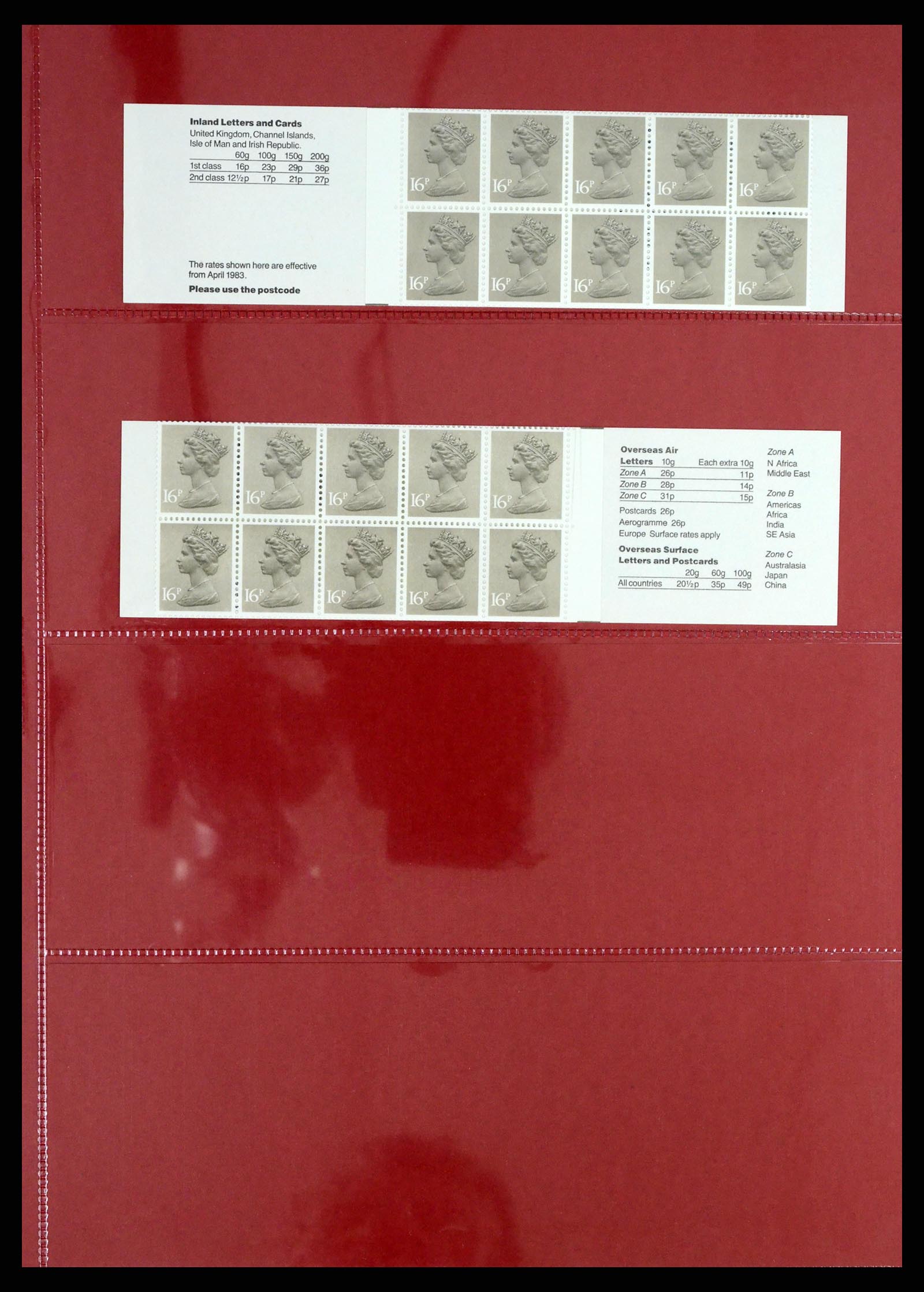 37684 438 - Postzegelverzameling 37684 Engeland 1948-2018.