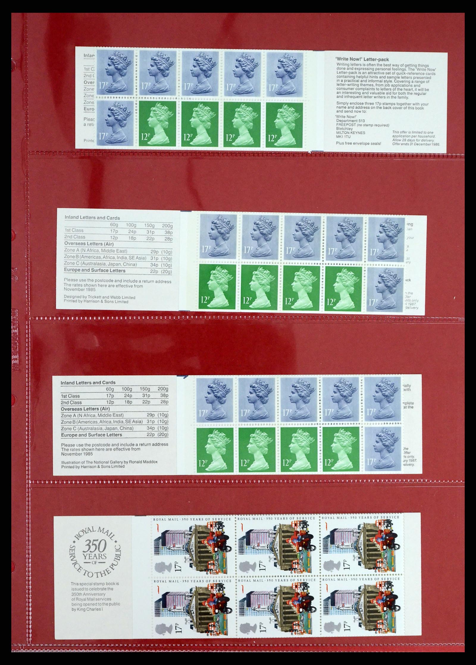 37684 442 - Postzegelverzameling 37684 Engeland 1948-2018.