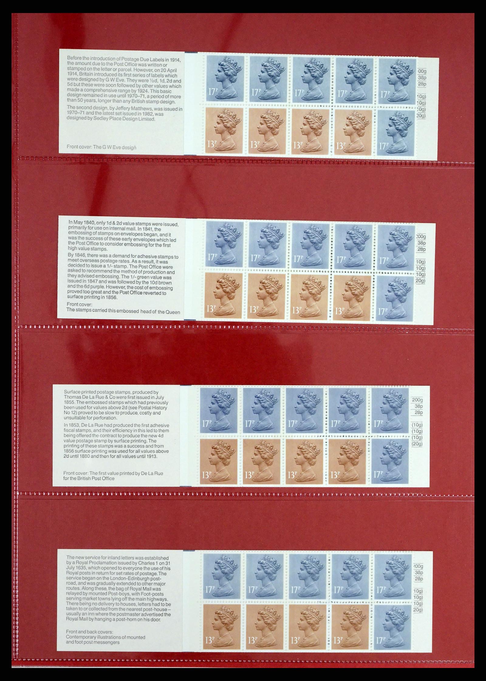 37684 444 - Postzegelverzameling 37684 Engeland 1948-2018.
