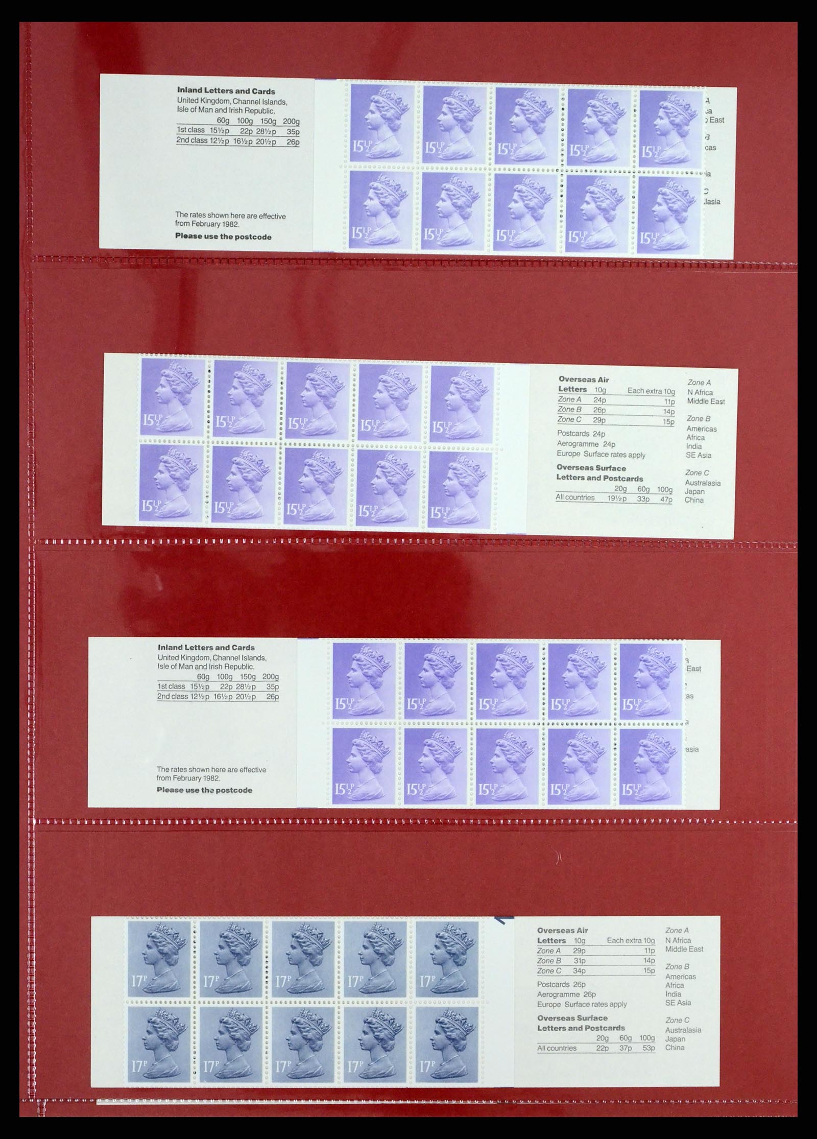 37684 446 - Postzegelverzameling 37684 Engeland 1948-2018.