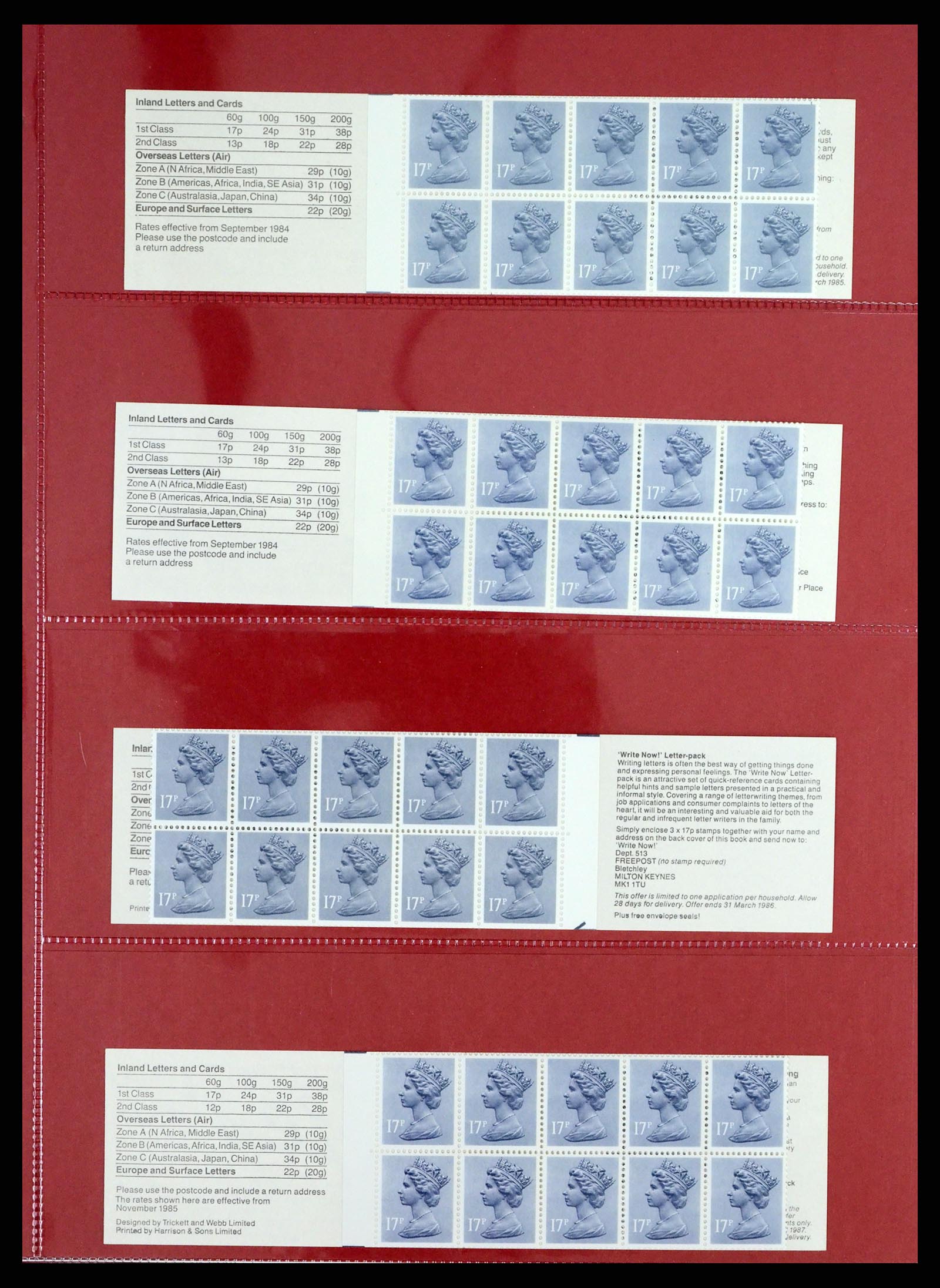 37684 452 - Postzegelverzameling 37684 Engeland 1948-2018.