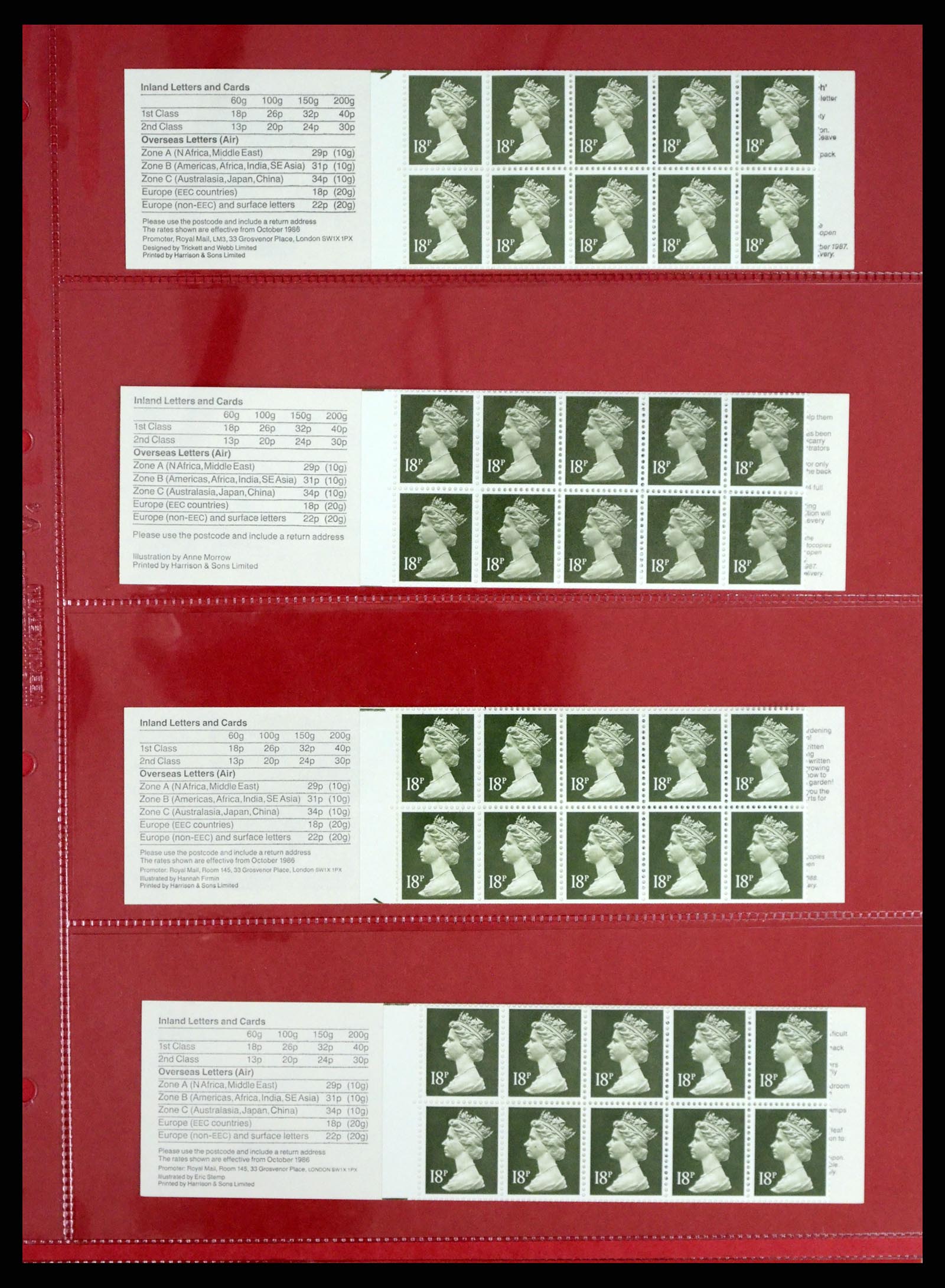 37684 456 - Postzegelverzameling 37684 Engeland 1948-2018.
