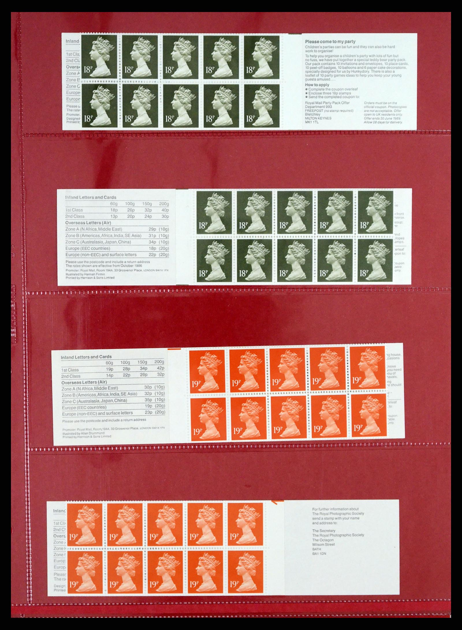 37684 460 - Postzegelverzameling 37684 Engeland 1948-2018.