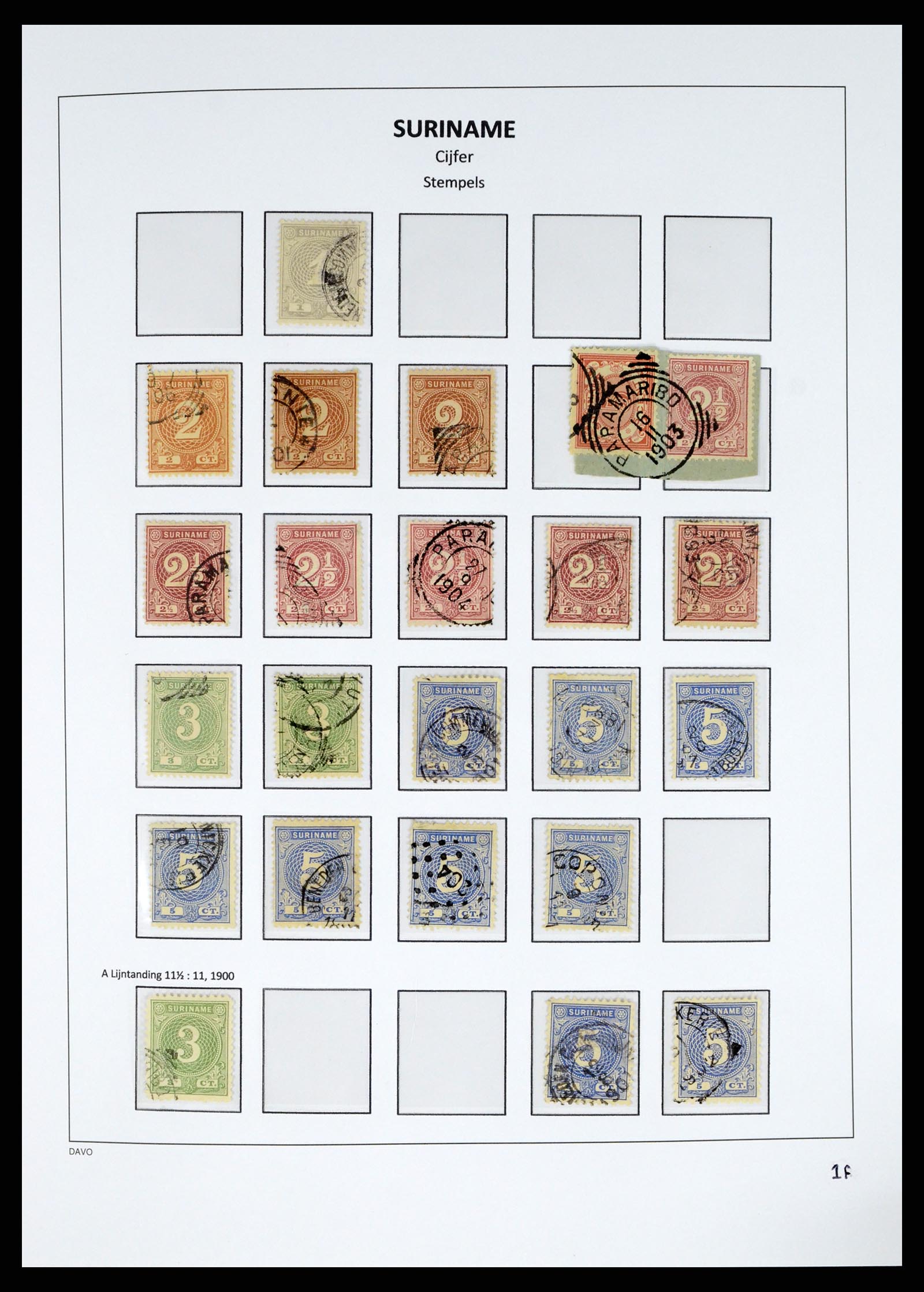 37685 007 - Postzegelverzameling 37685 Suriname 1873-1975.